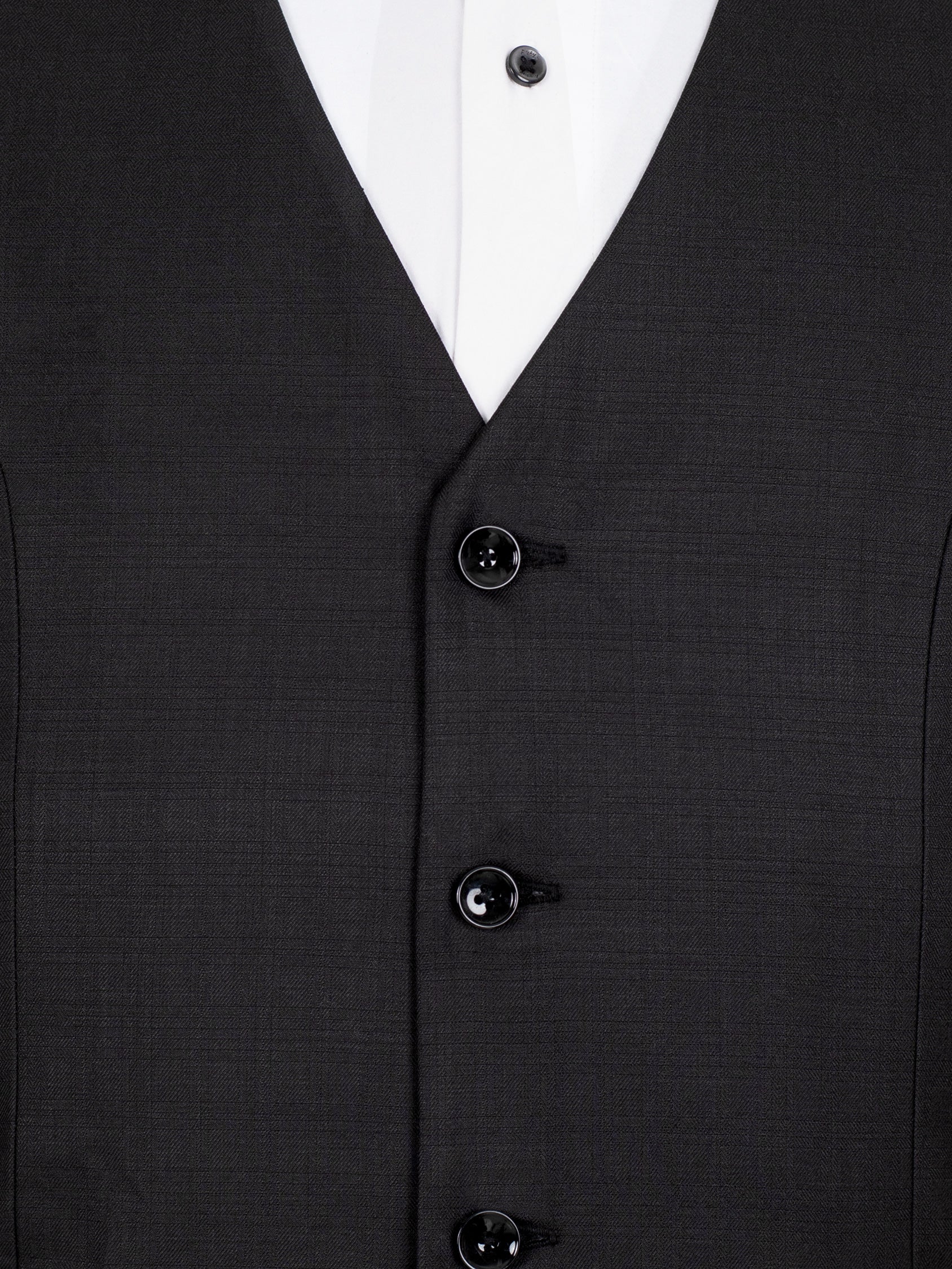 Black Russian Wool rich Waistcoat