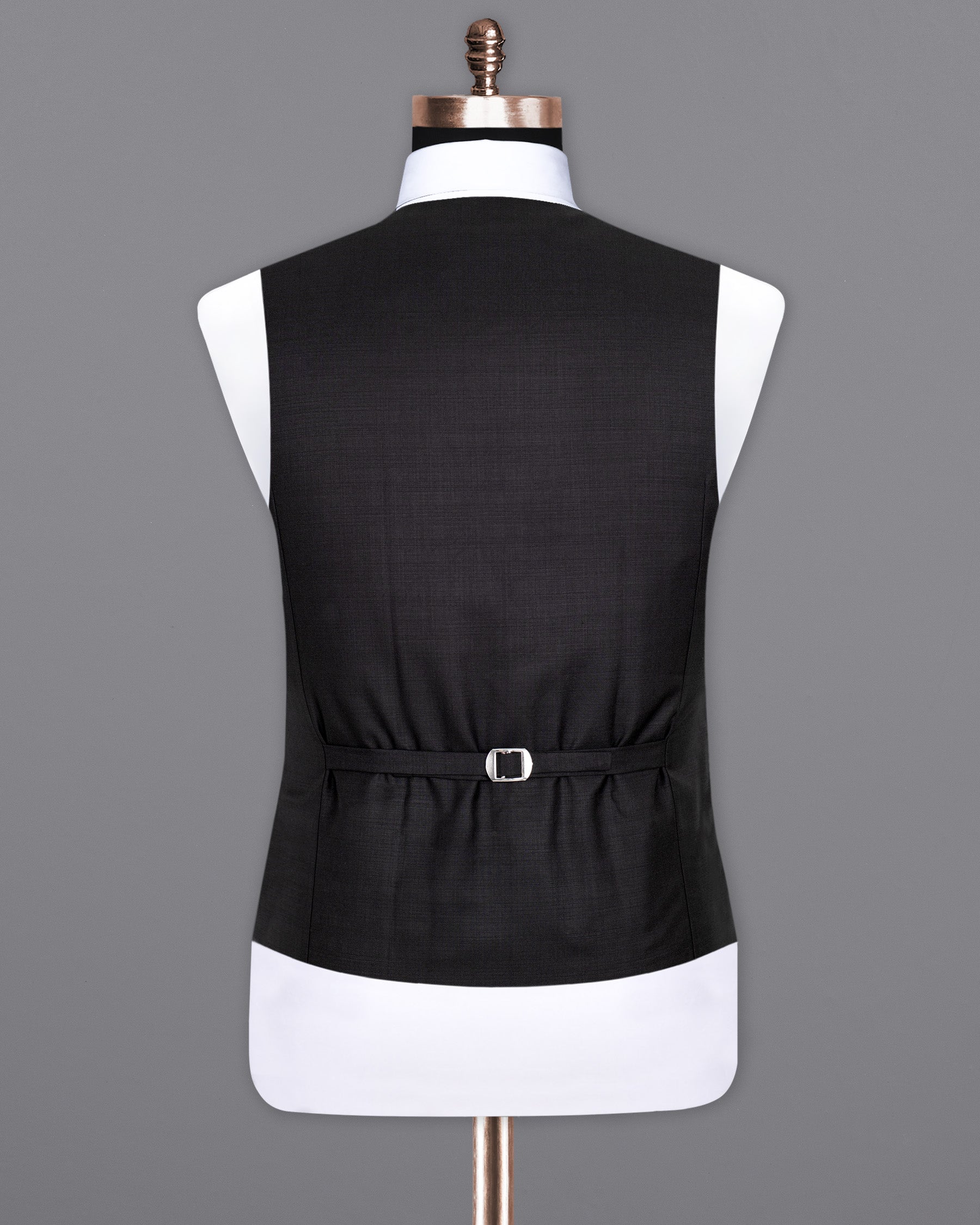 Black Russian Wool rich Waistcoat