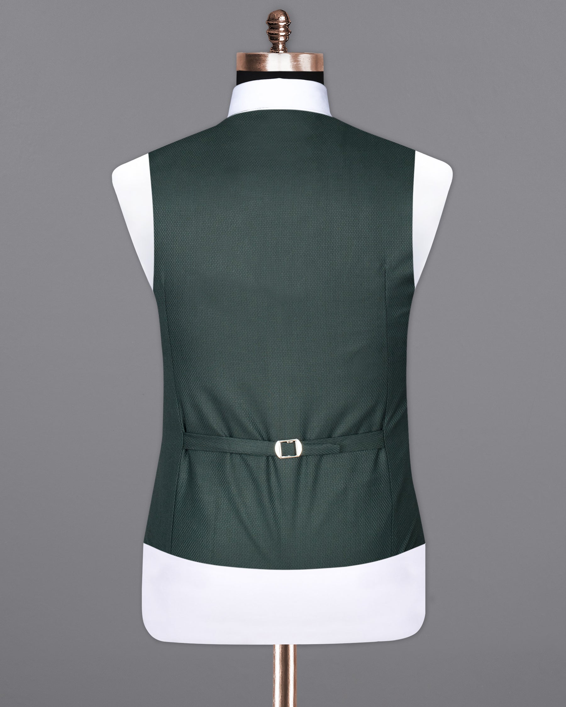 Firefly Green Wool Rich Waistcoat