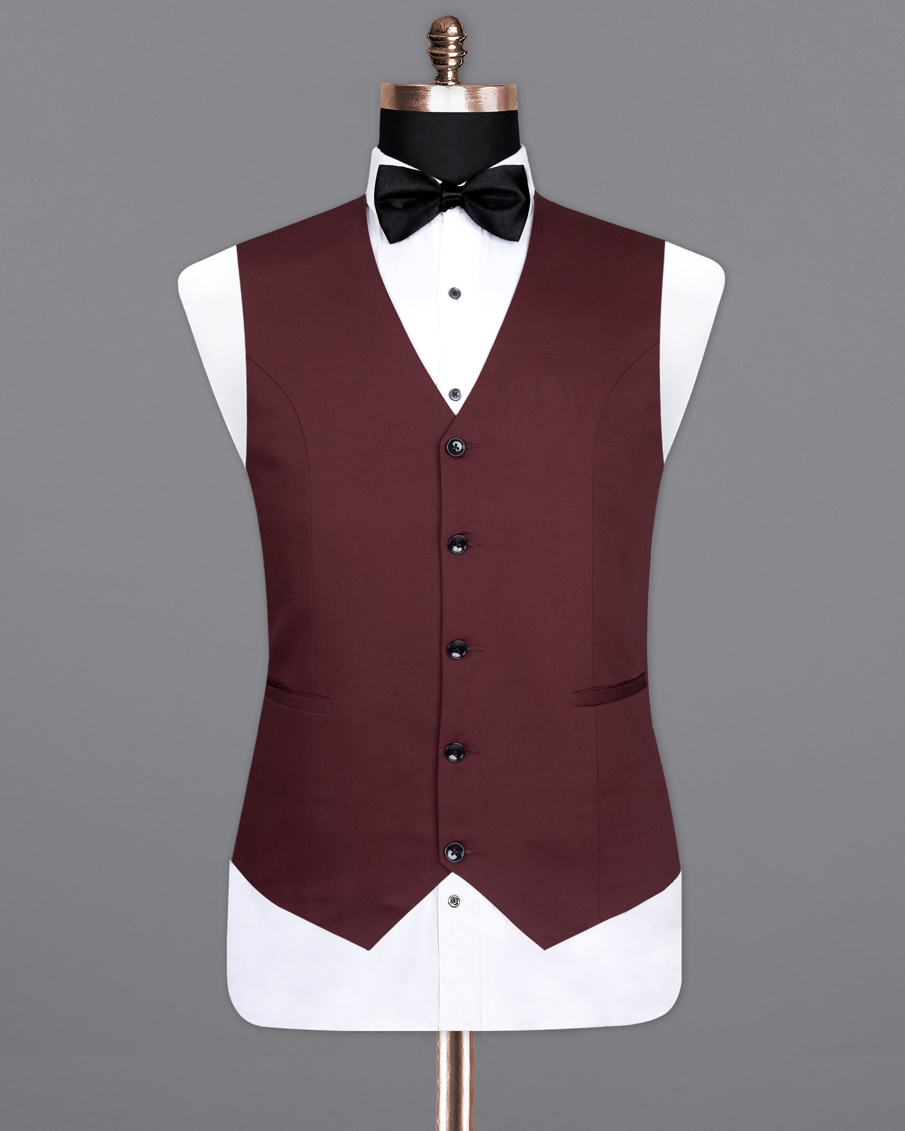 Heath Red Wool Rich  Waistcoat V1377-36, V1377-38, V1377-40, V1377-42, V1377-44, V1377-46, V1377-48, V1377-50, V1377-52, V1377-54, V1377-56, V1377-58, V1377-60