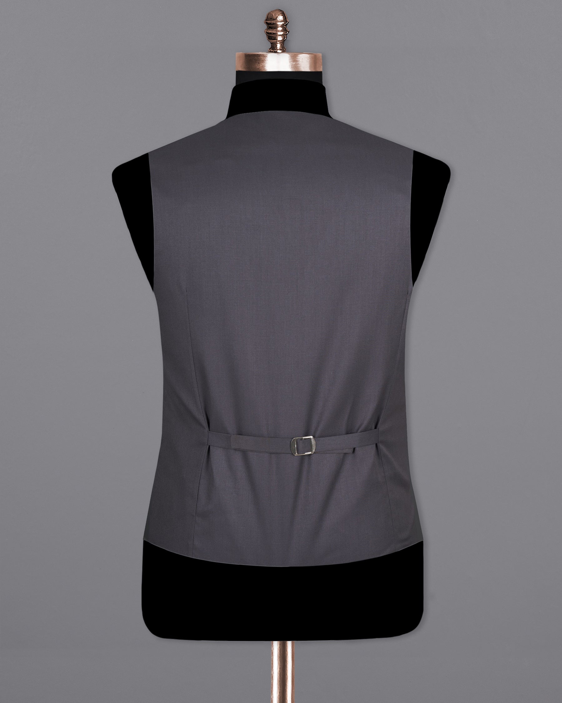 Dolphin Grey Wool Rich Waistcoat V1399-36, V1399-38, V1399-40, V1399-42, V1399-44, V1399-46, V1399-48, V1399-50, V1399-52, V1399-54, V1399-56, V1399-58, V1399-60