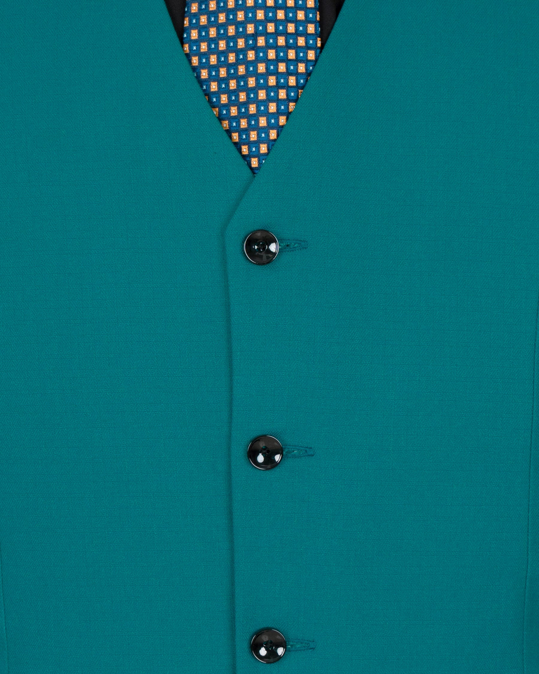 Eastern Blue Wool Rich Waistcoat V1400-36, V1400-38, V1400-40, V1400-42, V1400-44, V1400-46, V1400-48, V1400-50, V1400-52, V1400-54, V1400-56, V1400-58, V1400-60