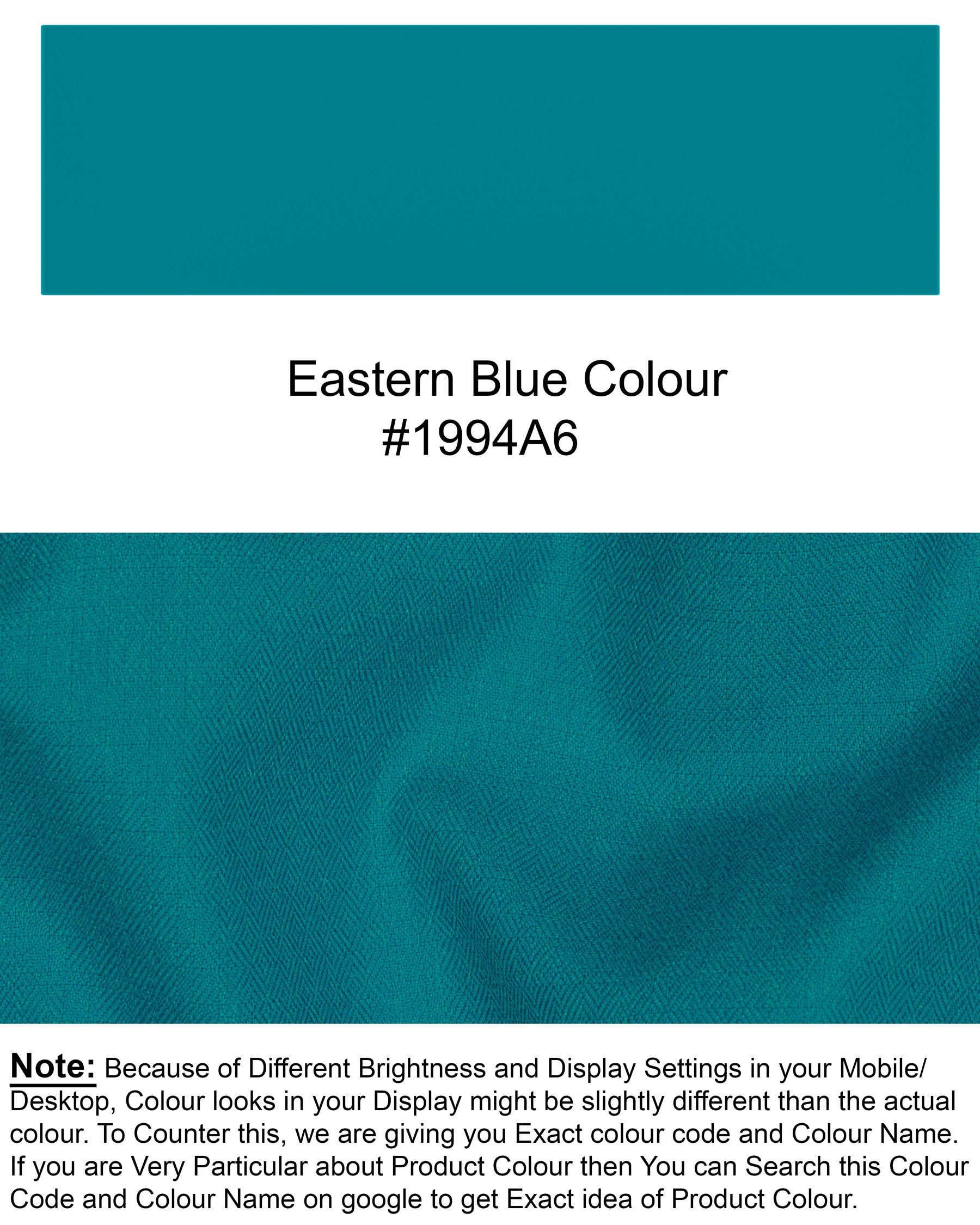 Eastern Blue Wool Rich Waistcoat V1400-36, V1400-38, V1400-40, V1400-42, V1400-44, V1400-46, V1400-48, V1400-50, V1400-52, V1400-54, V1400-56, V1400-58, V1400-60