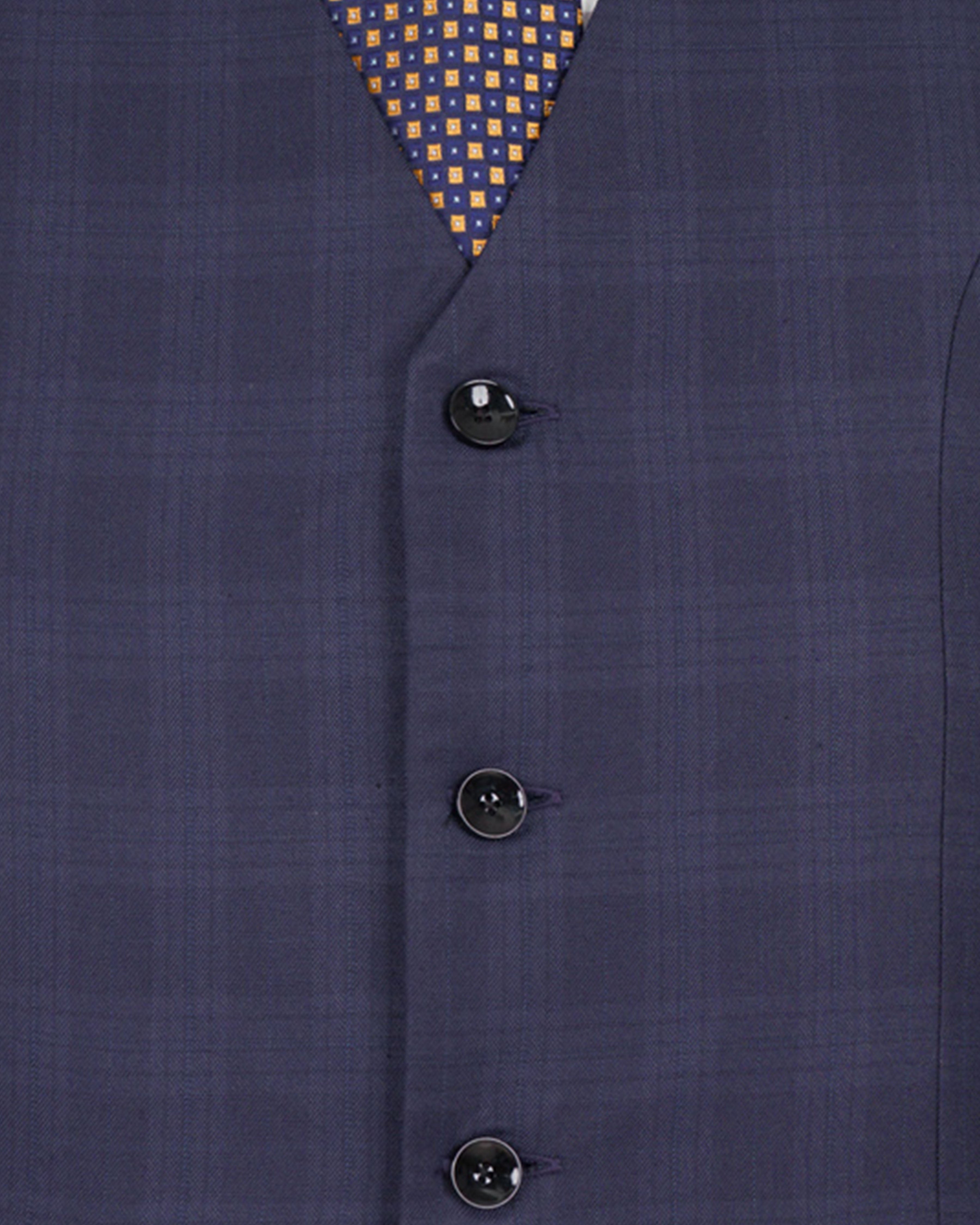 Martinique Blue Wool Rich Plaid Waistcoat V1415-36, V1415-38, V1415-40, V1415-42, V1415-44, V1415-46, V1415-48, V1415-50, V1415-52, V1415-54, V1415-56, V1415-58, V1415-60