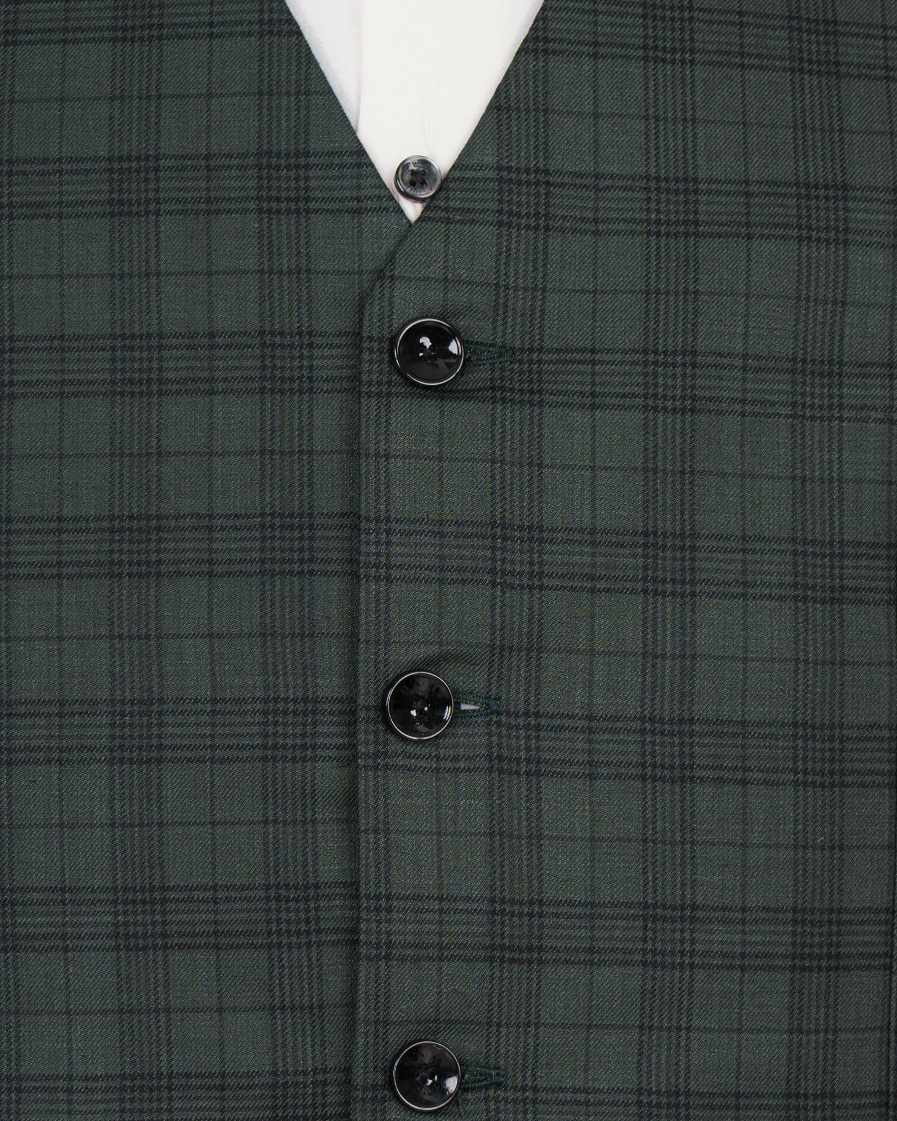 Timber Green Plaid Wool Rich Waistcoat V1417-36, V1417-38, V1417-40, V1417-42, V1417-44, V1417-46, V1417-48, V1417-50, V1417-52, V1417-54, V1417-56, V1417-58, V1417-60