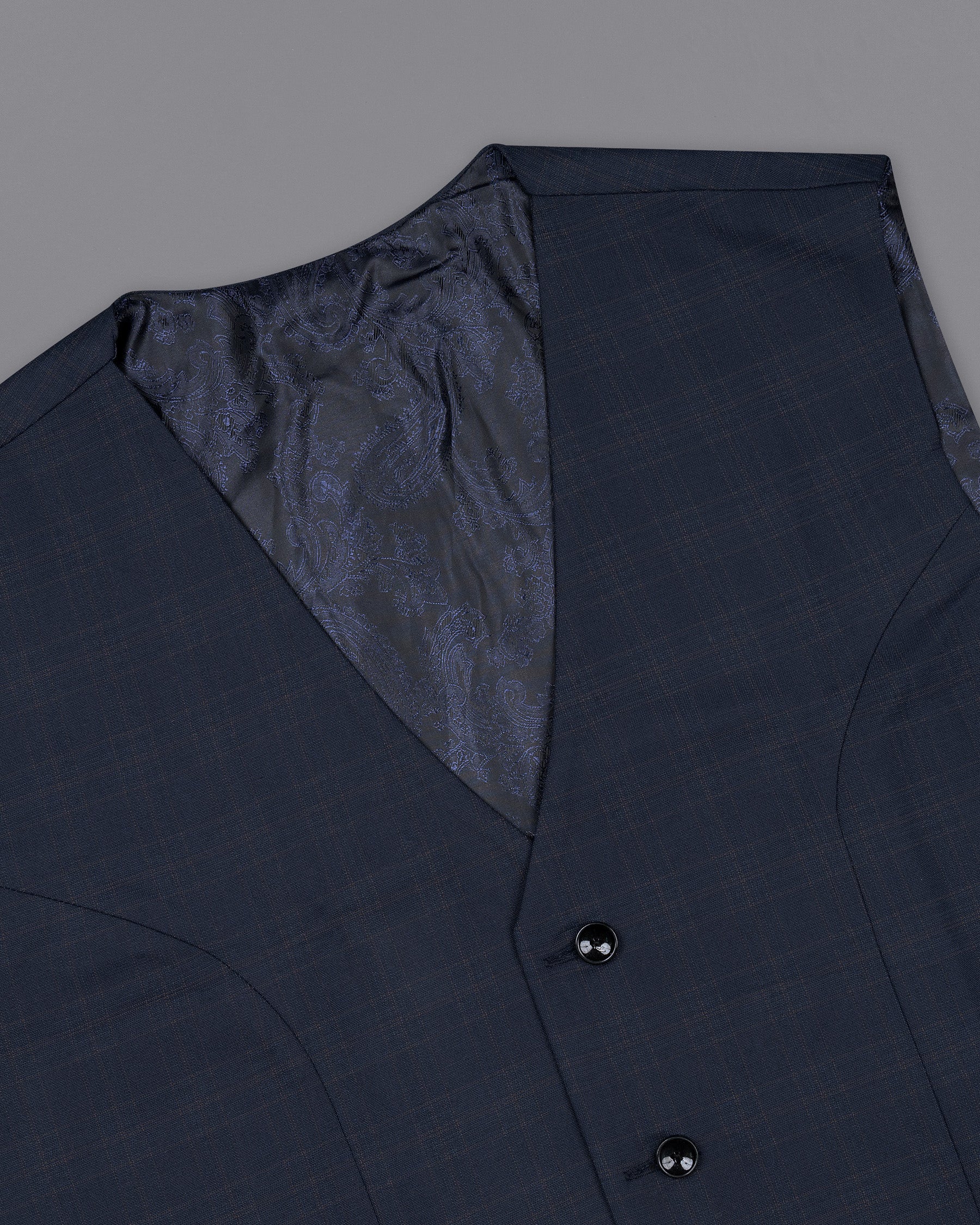 Charade Blue Plaid Wool Rich Waistcoat V1420-36, V1420-38, V1420-40, V1420-42, V1420-44, V1420-46, V1420-48, V1420-50, V1420-52, V1420-54, V1420-56, V1420-58, V1420-60