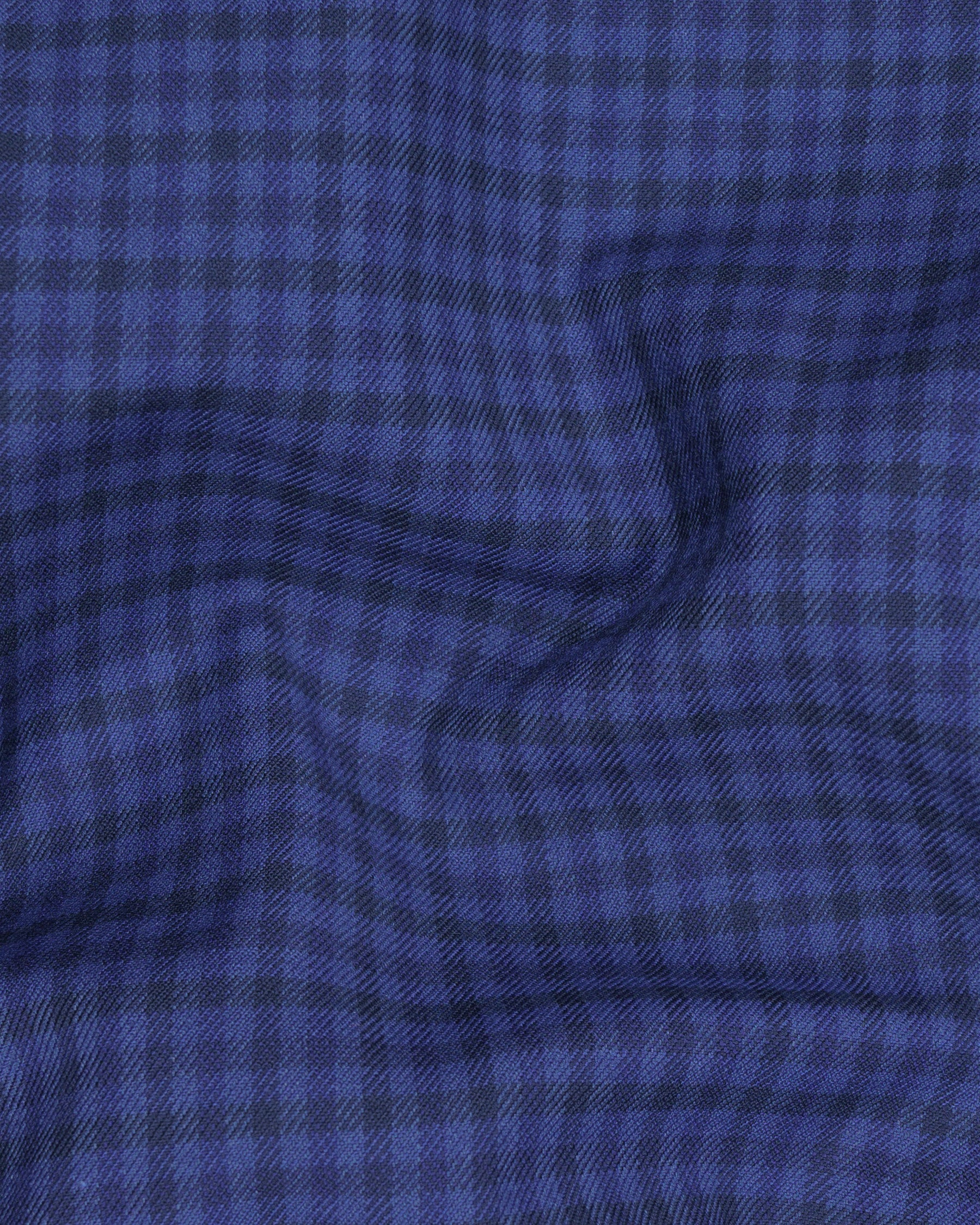 East Bay Blue Gingham Woolrich Waistcoat V1430-36, V1430-38, V1430-40, V1430-42, V1430-44, V1430-46, V1430-48, V1430-50, V1430-52, V1430-54, V1430-56, V1430-58, V1430-60
