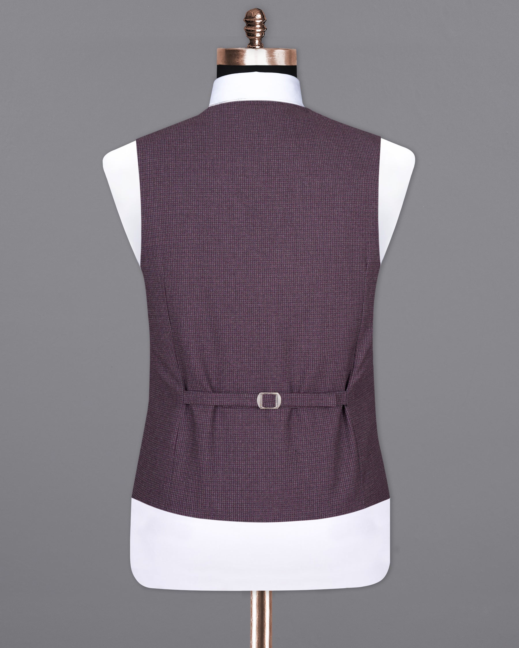 Burgandy with Grey Woolrich Waistcoat V1432-36, V1432-38, V1432-40, V1432-42, V1432-44, V1432-46, V1432-48, V1432-50, V1432-52, V1432-54, V1432-56, V1432-58, V1432-60