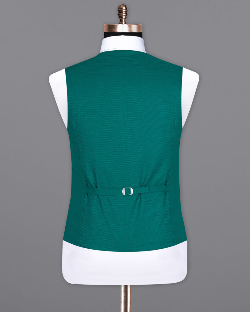 Mosque Green Wool Rich Waistcoat V1468-36, V1468-38, V1468-40, V1468-42, V1468-44, V1468-46, V1468-48, V1468-50, V1468-52, V1468-54, V1468-56, V1468-58, V1468-60