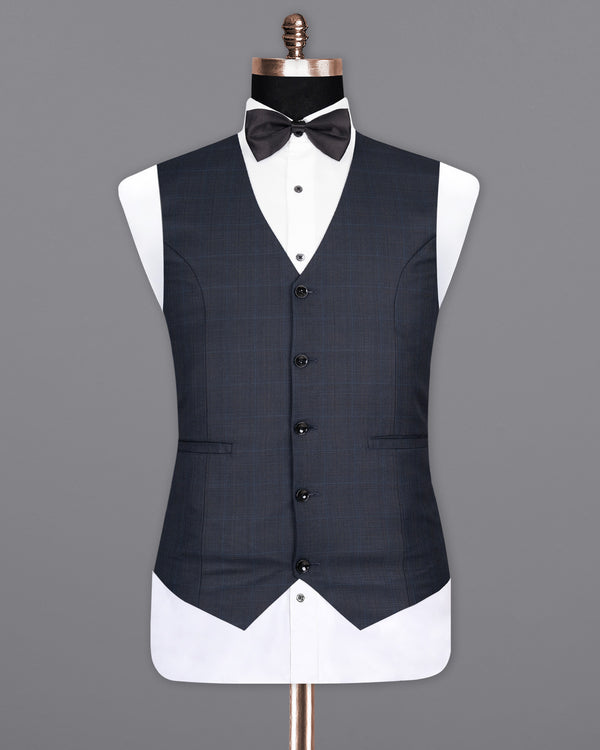 Vulcan Navy Wool Rich Waistcoat V1473-36, V1473-38, V1473-40, V1473-42, V1473-44, V1473-46, V1473-48, V1473-50, V1473-52, V1473-54, V1473-56, V1473-58, V1473-60