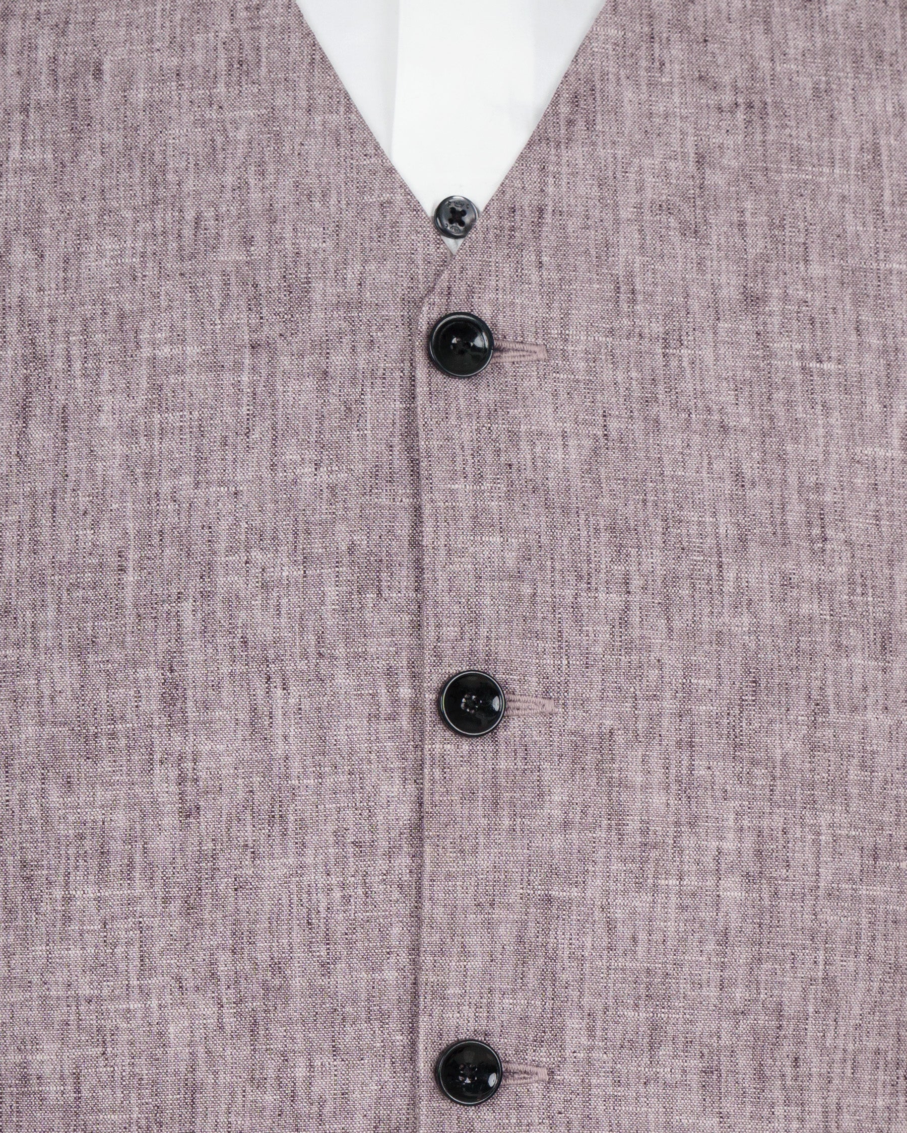 Bouquet Purple Luxurious Linen Waistcoat V1474-36, V1474-38, V1474-40, V1474-42, V1474-44, V1474-46, V1474-48, V1474-50, V1474-52, V1474-54, V1474-56, V1474-58, V1474-60