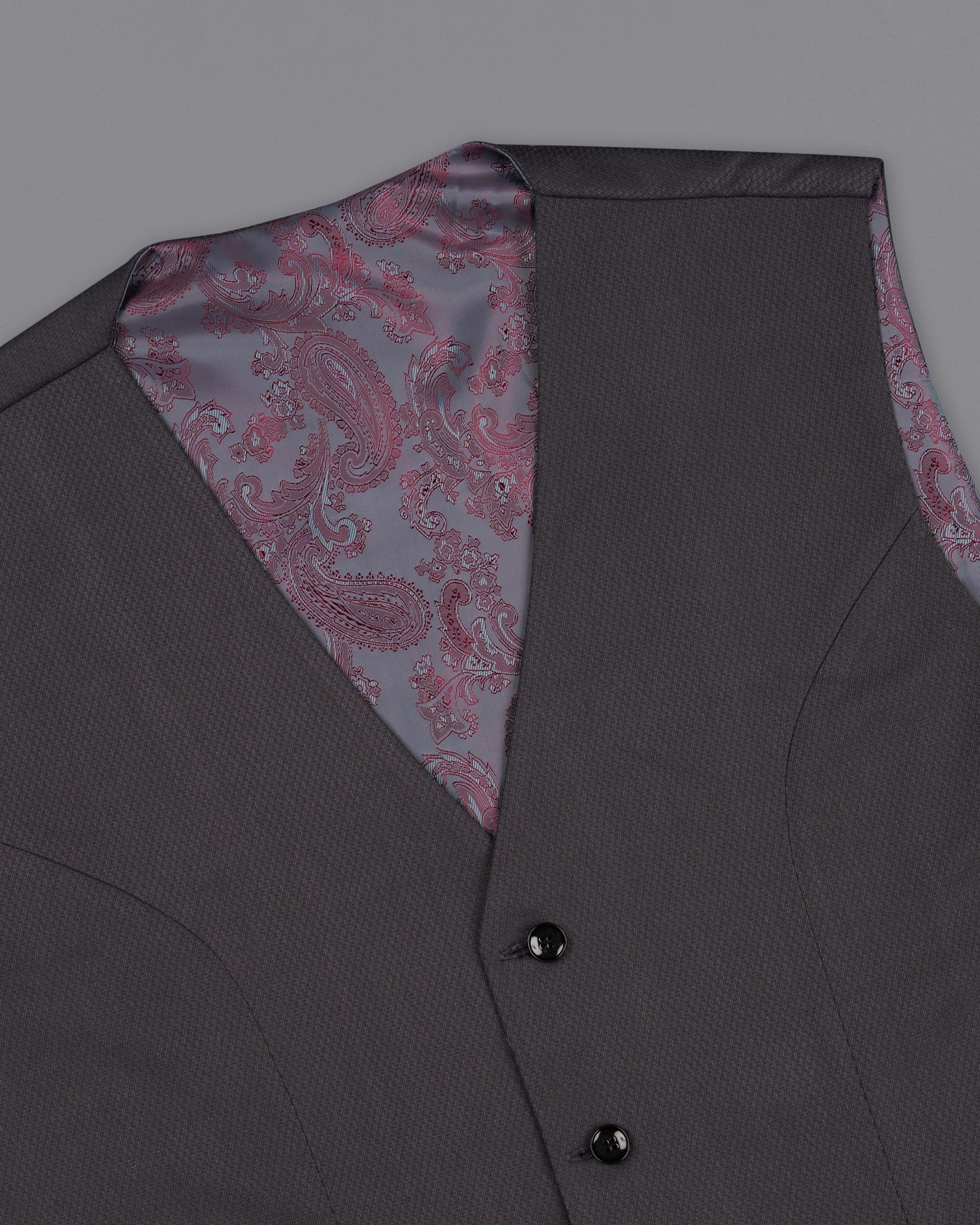 Dune Grey Wool Rich Waistcoat V1482-36, V1482-38, V1482-40, V1482-42, V1482-44, V1482-46, V1482-48, V1482-50, V1482-52, V1482-54, V1482-56, V1482-58, V1482-60