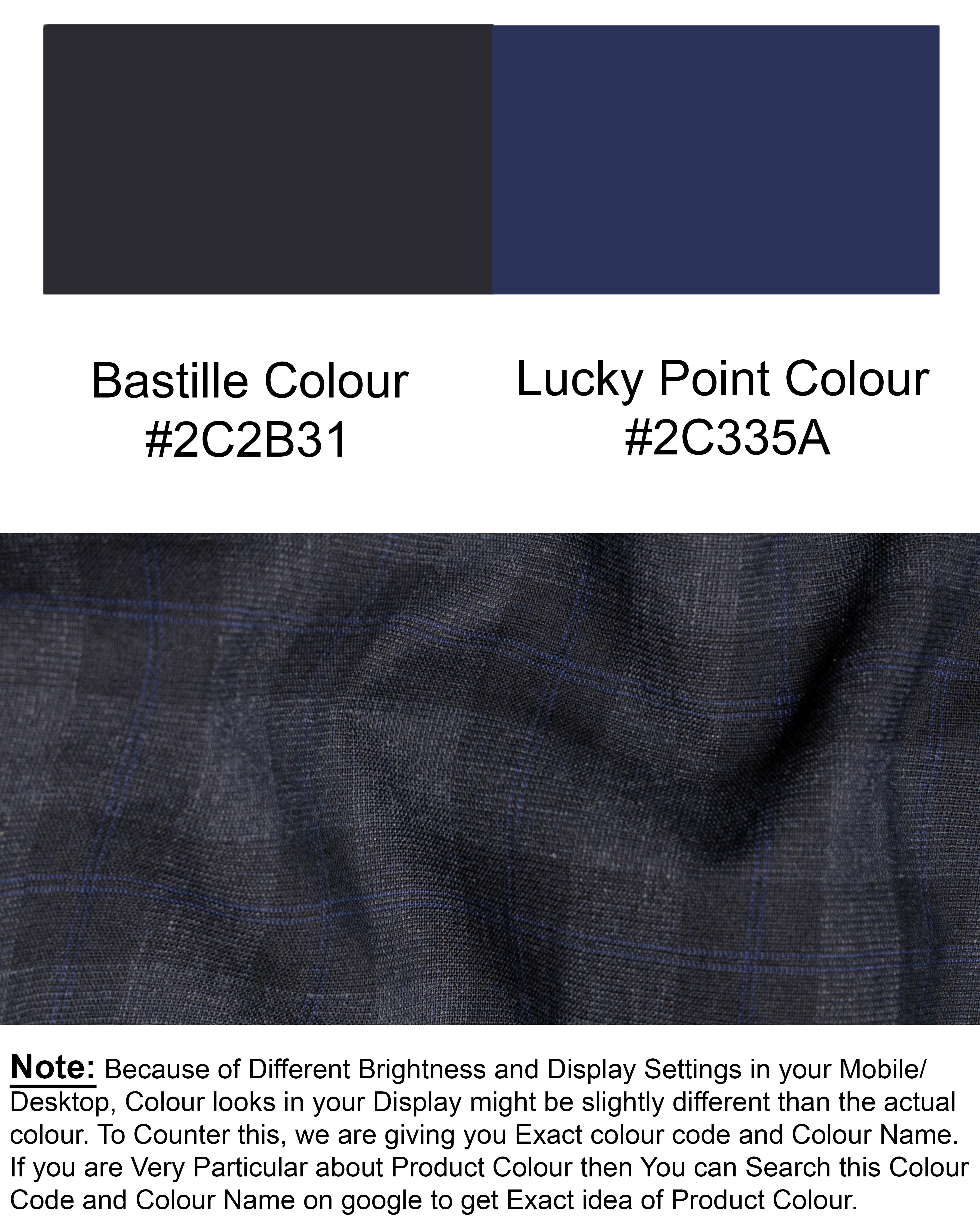 Bastille Grey Plaid Wool Rich Waistcoat V1498-36, V1498-38, V1498-40, V1498-42, V1498-44, V1498-46, V1498-48, V1498-50, V1498-52, V1498-54, V1498-56, V1498-58, V1498-60