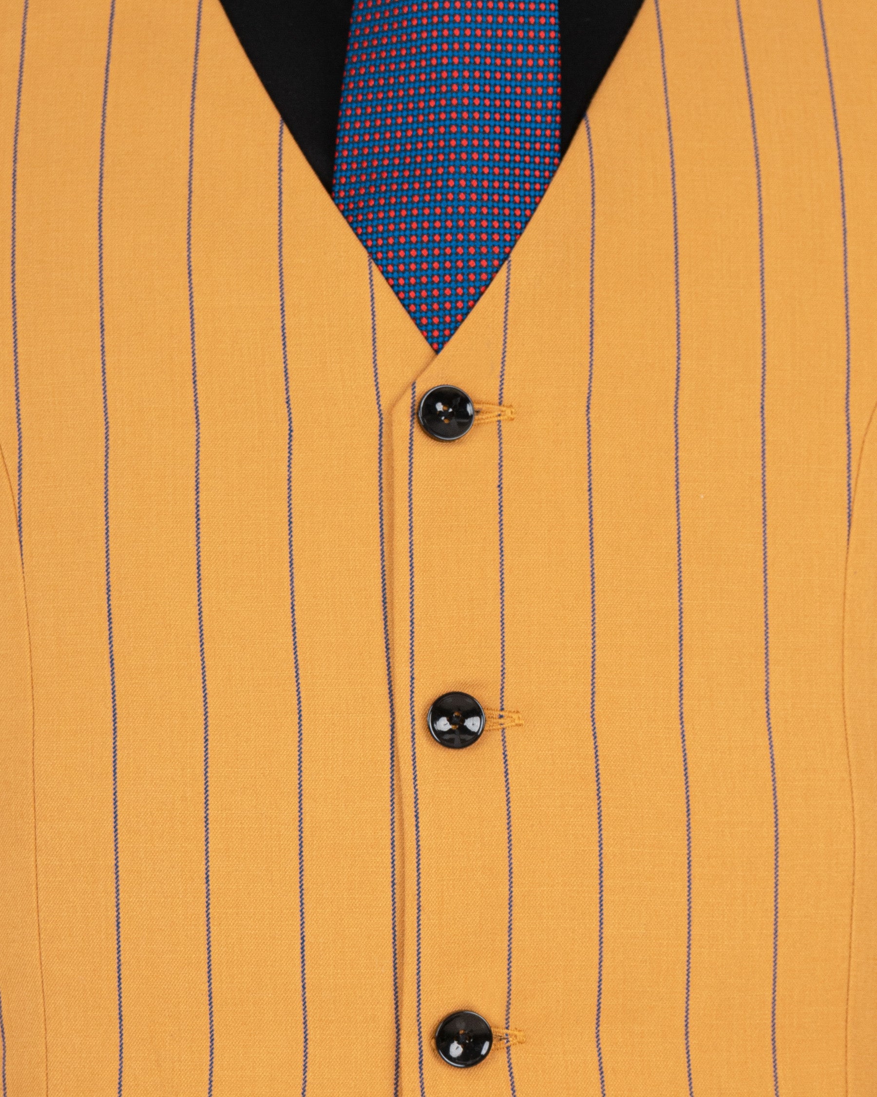 Sunshade Orange Striped Wool Rich Waistcoat V1509-36, V1509-38, V1509-40, V1509-42, V1509-44, V1509-46, V1509-48, V1509-50, V1509-52, V1509-54, V1509-56, V1509-58, V1509-60