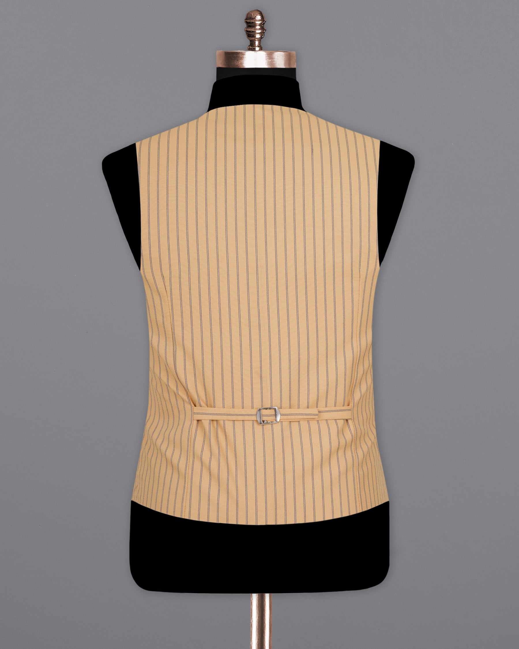 Harvest Gold Cream Striped Woolrich Waistcoat V1518-36, V1518-38, V1518-40, V1518-42, V1518-44, V1518-46, V1518-48, V1518-50, V1518-52, V1518-54, V1518-56, V1518-58, V1518-60