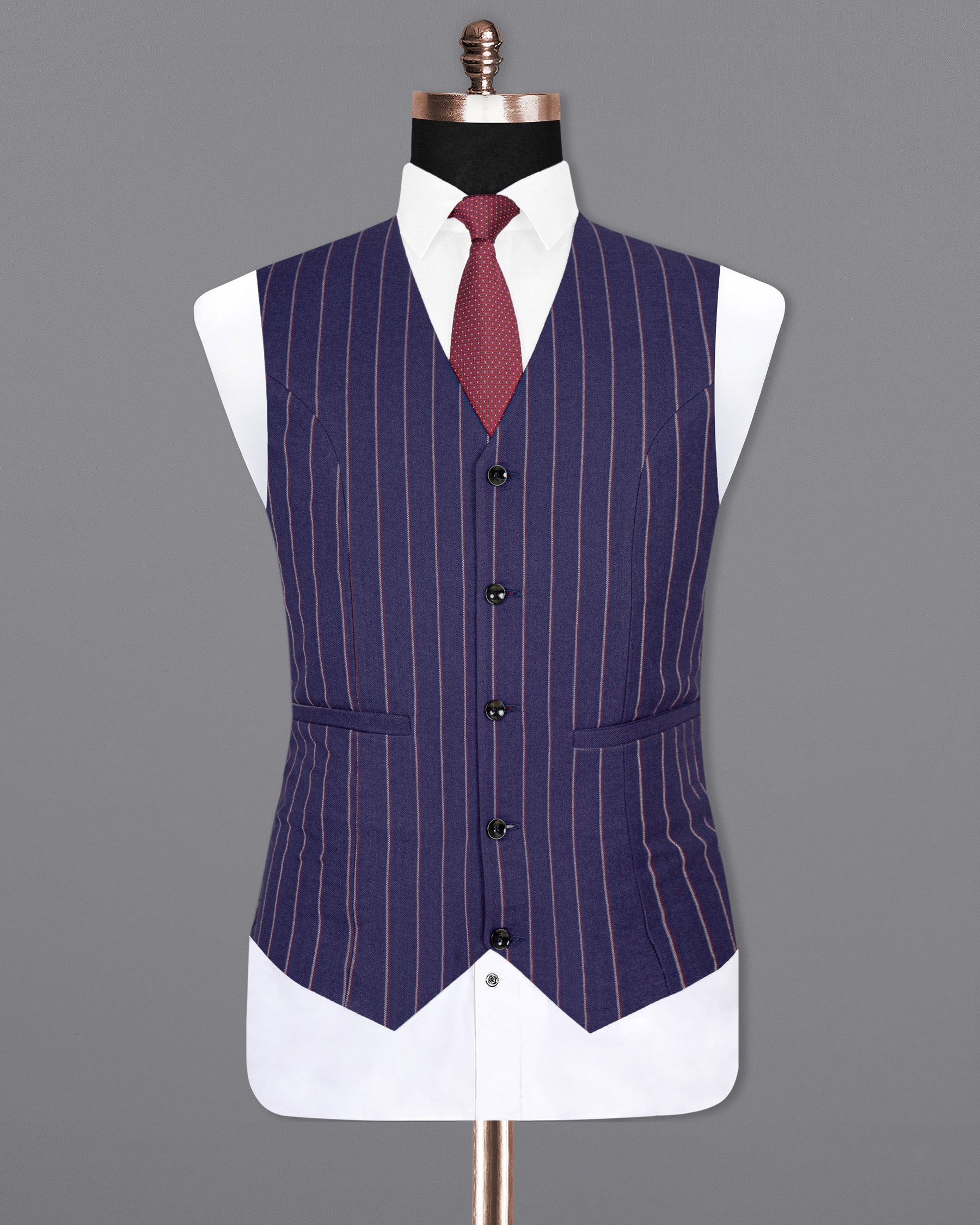 Cherry Pie Striped Waistcoat