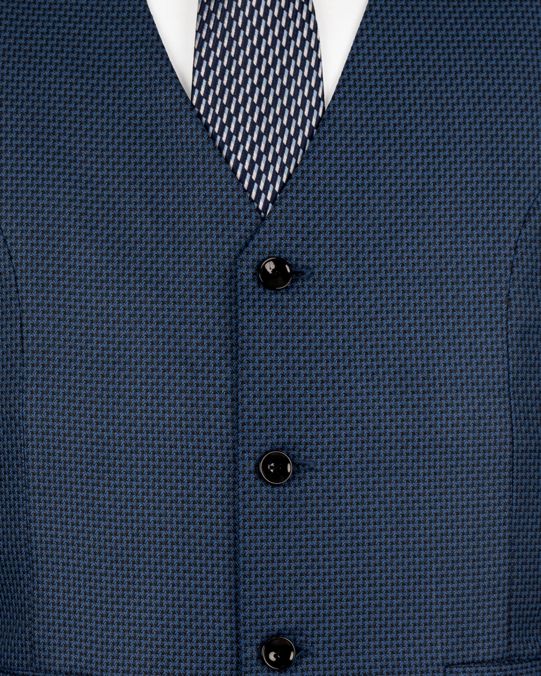 Port Gore Blue Wool Rich Waistcoat V1541-36, V1541-38, V1541-40, V1541-42, V1541-44, V1541-46, V1541-48, V1541-50, V1541-52, V1541-54, V1541-56, V1541-58, V1541-60