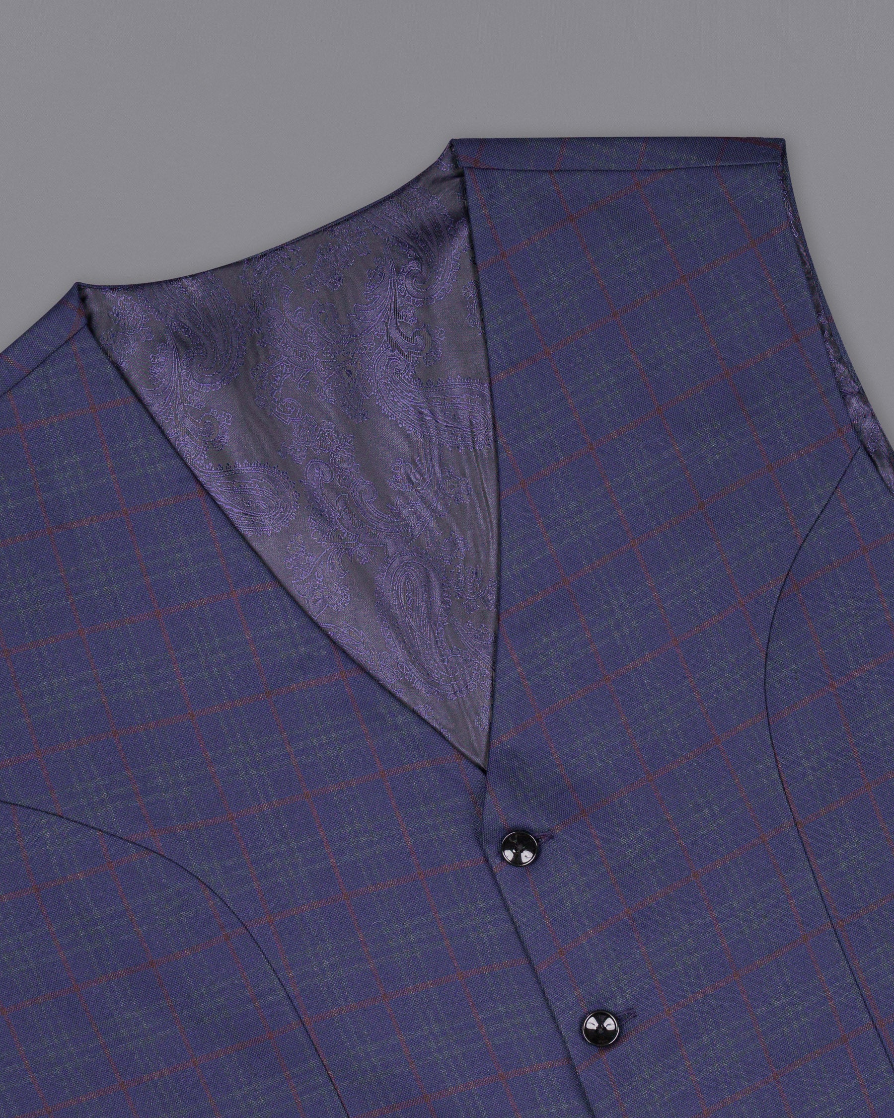 Rhino Blue Wool Rich Waistcoat V1565-36, V1565-38, V1565-40, V1565-42, V1565-44, V1565-46, V1565-48, V1565-50, V1565-52, V1565-54, V1565-56, V1565-58, V1565-60