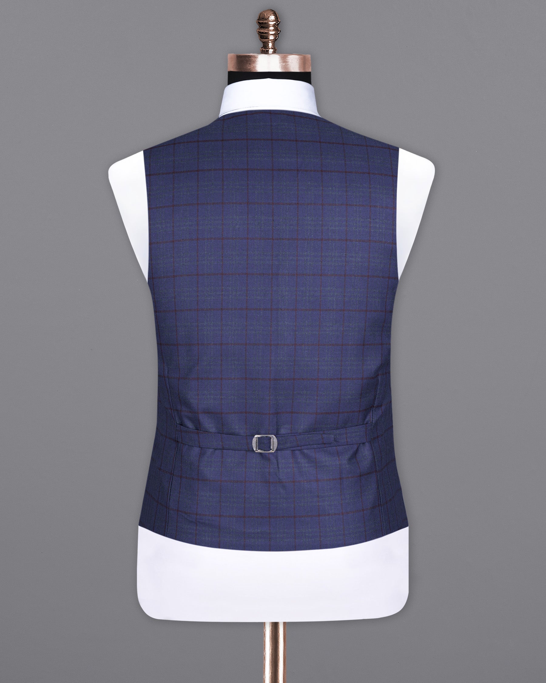 Rhino Blue Wool Rich Waistcoat V1565-36, V1565-38, V1565-40, V1565-42, V1565-44, V1565-46, V1565-48, V1565-50, V1565-52, V1565-54, V1565-56, V1565-58, V1565-60