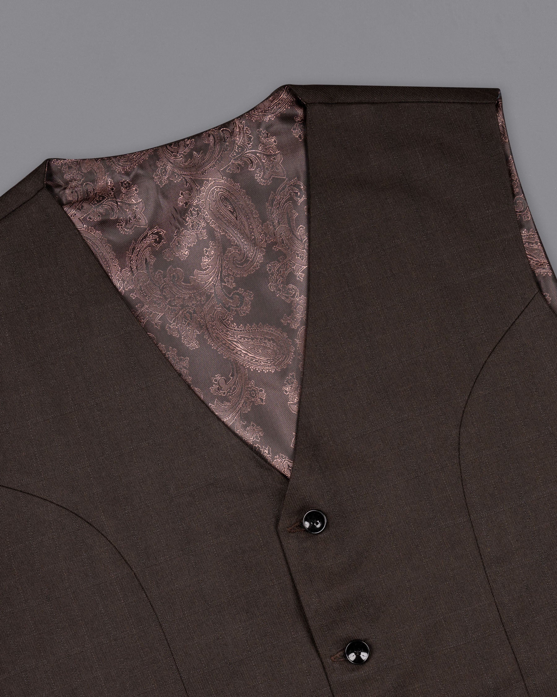 Rebel Brown subtle Woolrich Waistcoat V1578-36, V1578-38, V1578-40, V1578-42, V1578-44, V1578-46, V1578-48, V1578-50, V1578-52, V1578-54, V1578-56, V1578-58, V1578-60