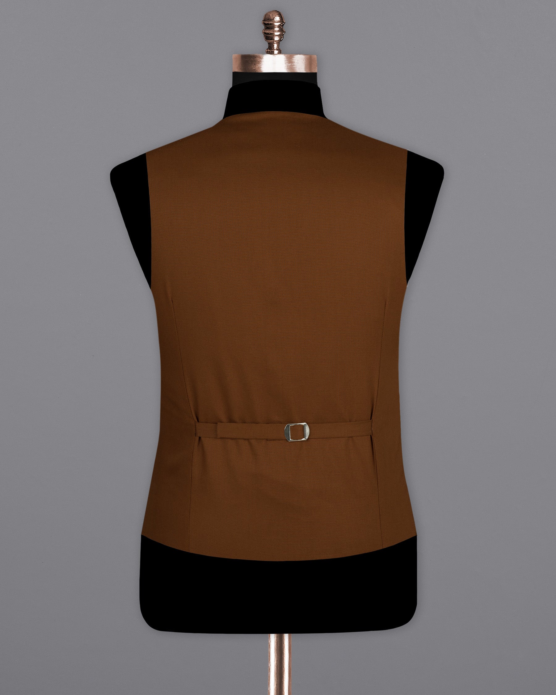 Russet Brown Premium Cotton Waistcoat V1580-36, V1580-38, V1580-40, V1580-42, V1580-44, V1580-46, V1580-48, V1580-50, V1580-52, V1580-54, V1580-56, V1580-58, V1580-60