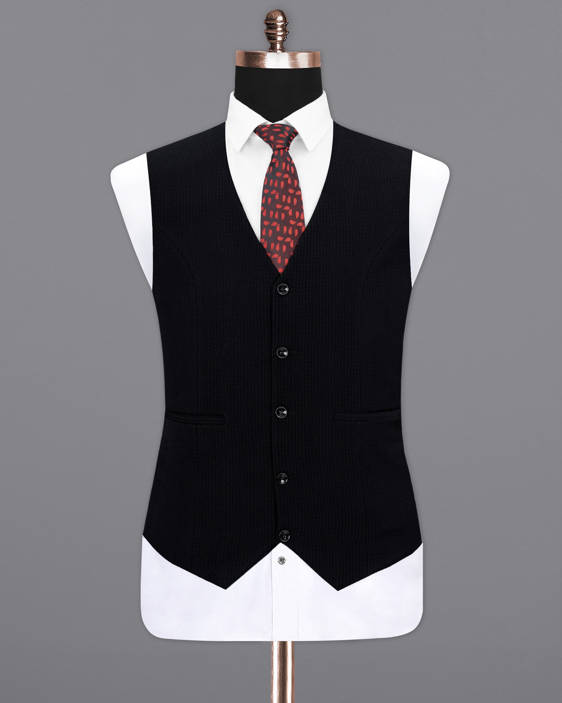 Smoky Black Super Soft Waistcoat