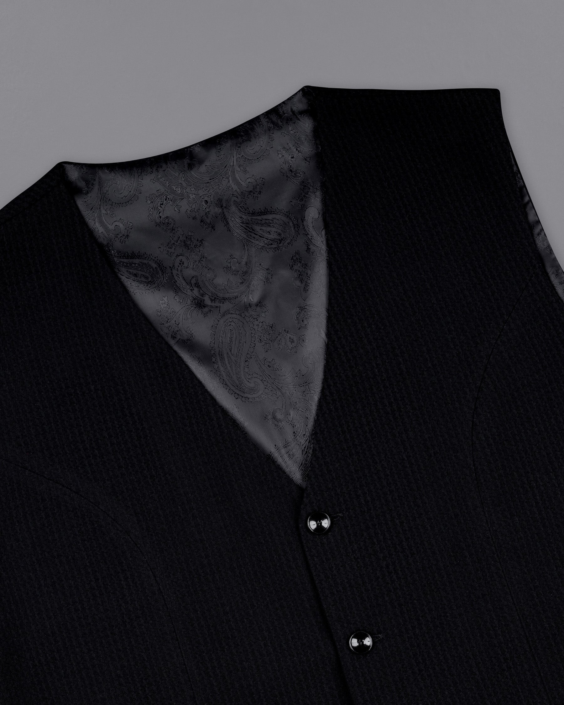 Smoky Black Super Soft Waistcoat