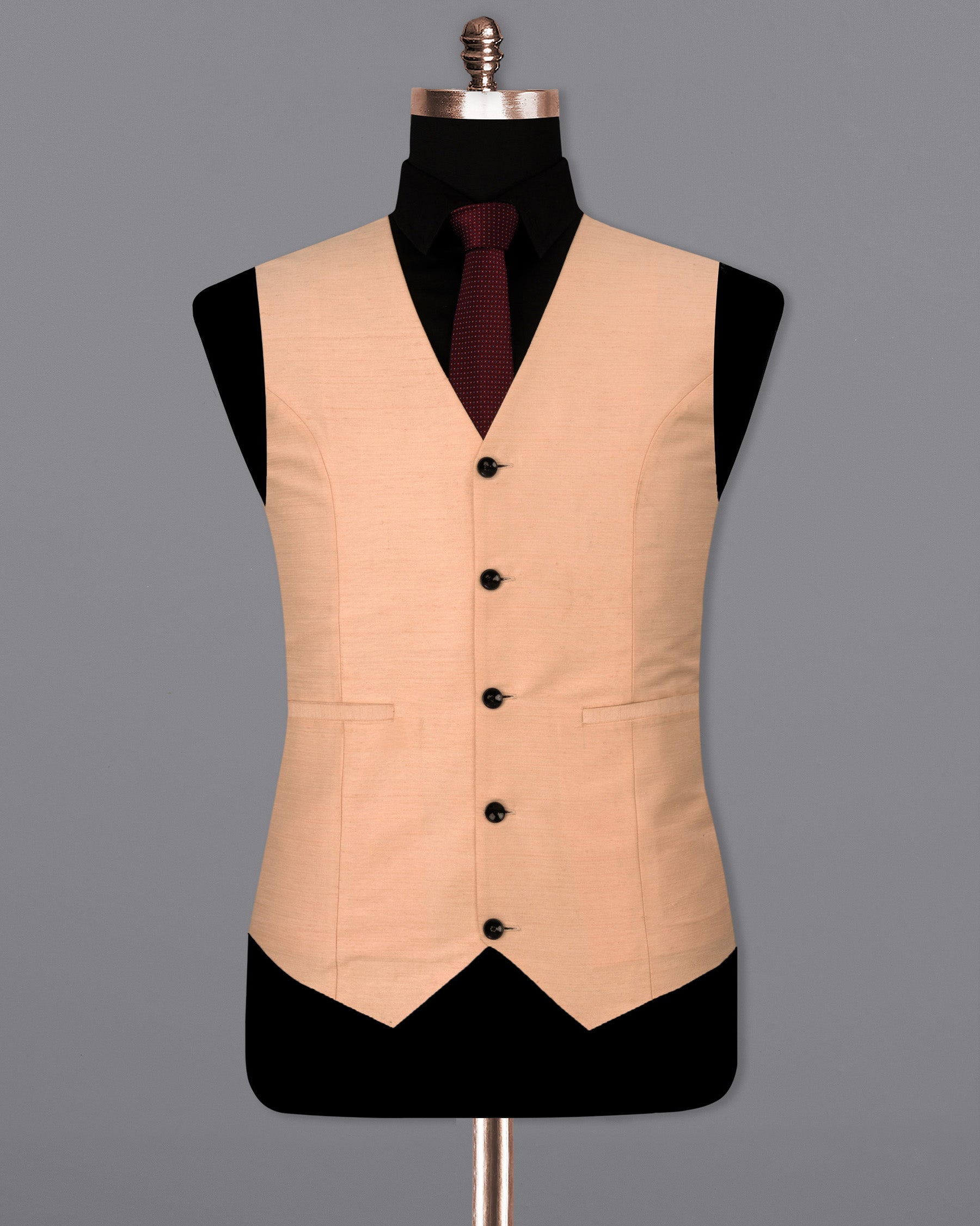 Cashmere Textured  Waistcoat