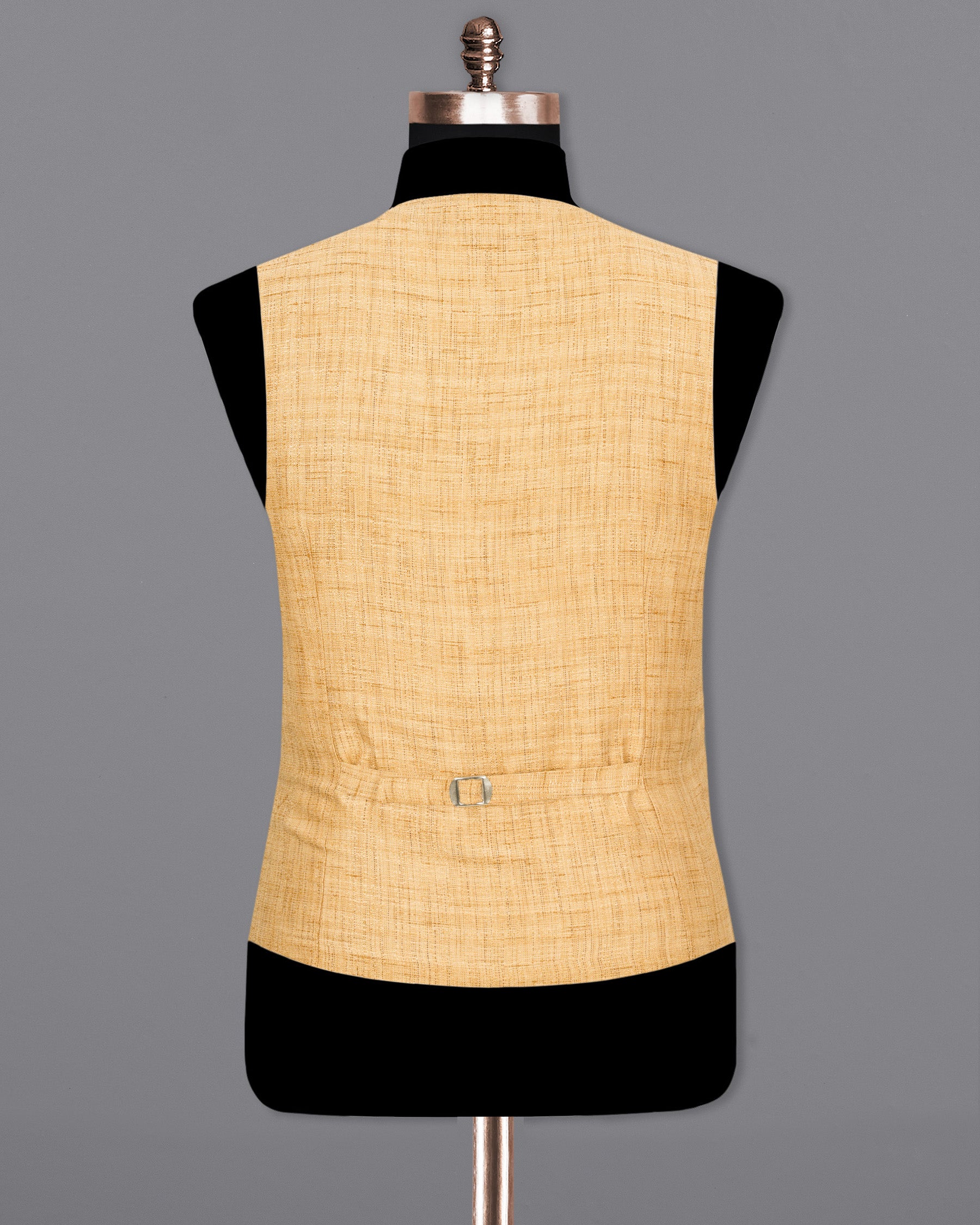 Corvette Brown Textured Waistcoat