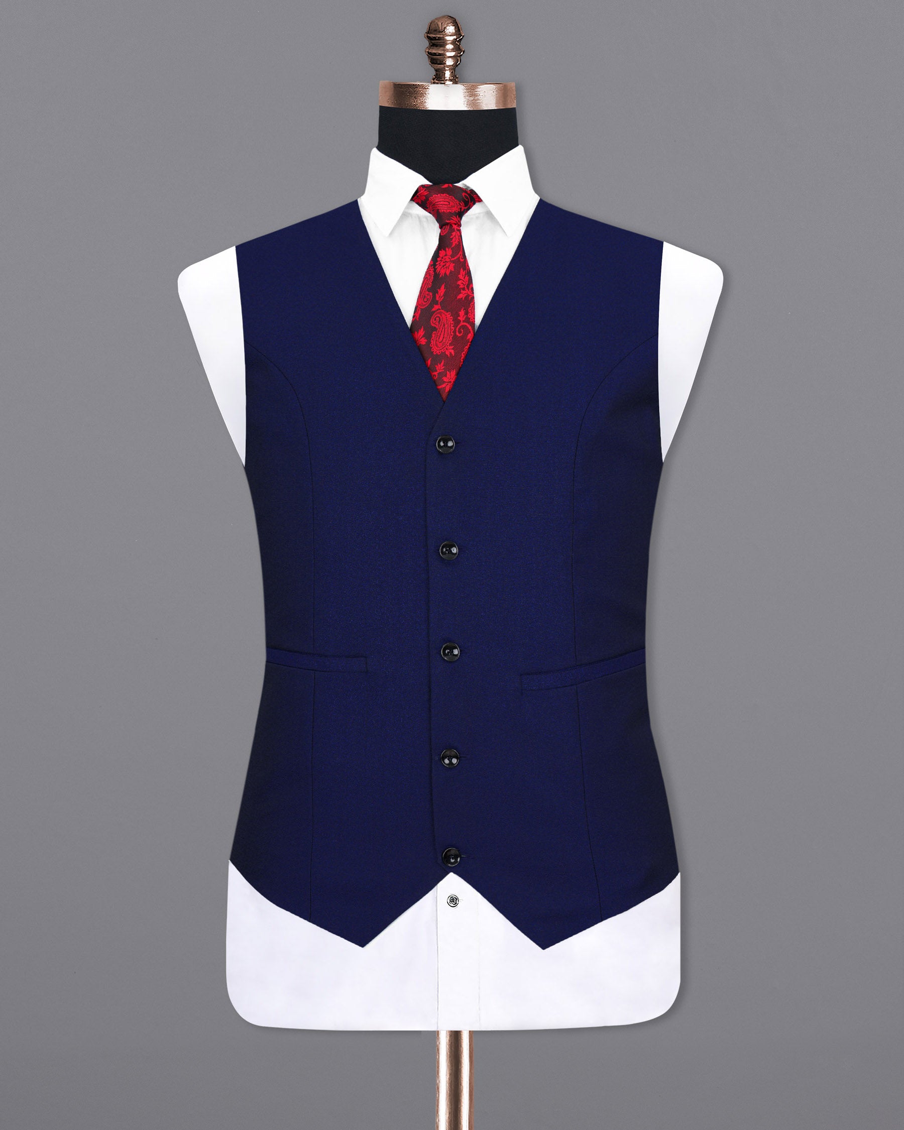 Cloud Burst Blue Textured Waistcoat V1684-36, V1684-38, V1684-40, V1684-42, V1684-44, V1684-46, V1684-48, V1684-50, V1684-52, V1684-54, V1684-56, V1684-58, V1684-60