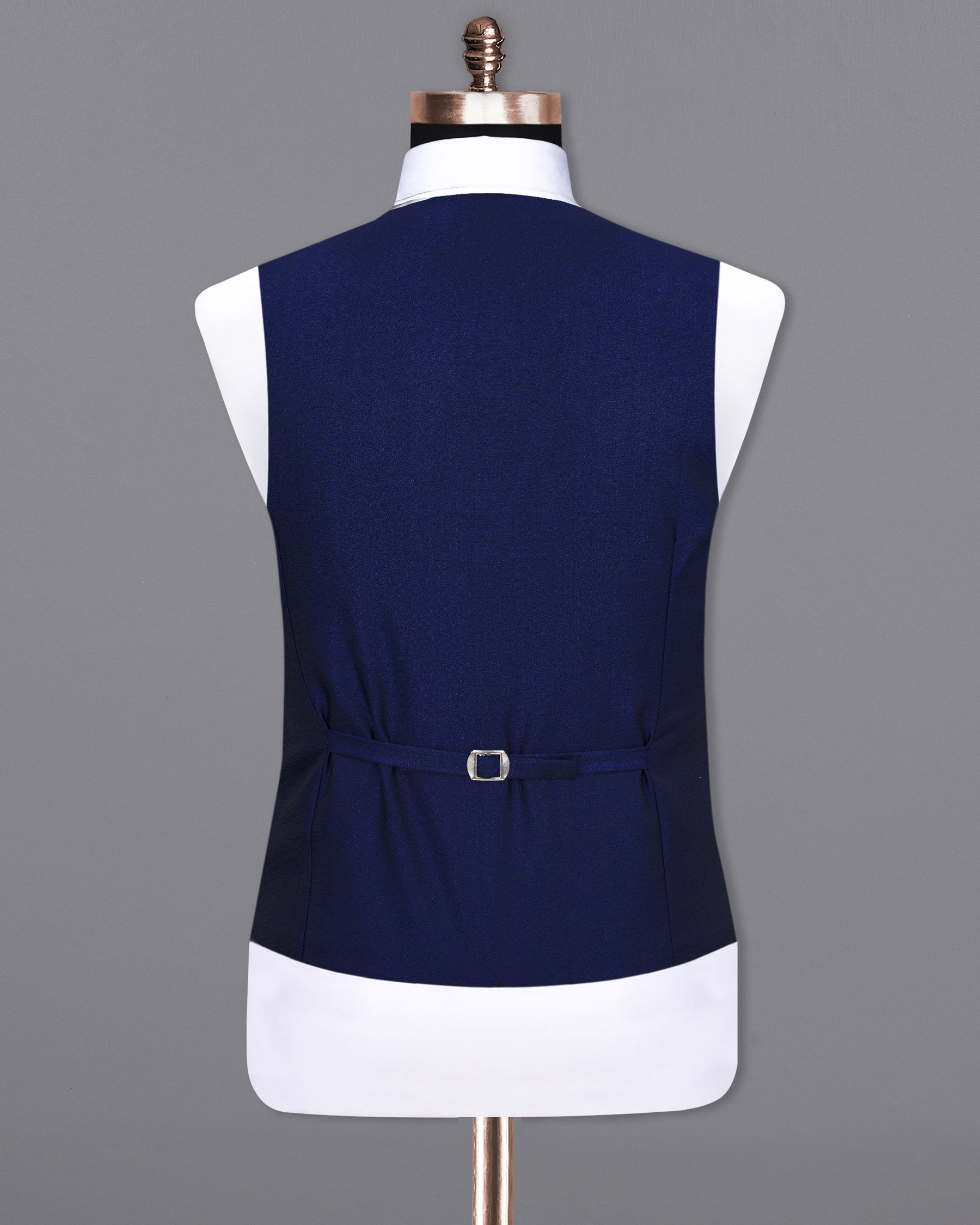 Cloud Burst Blue Textured Waistcoat V1684-36, V1684-38, V1684-40, V1684-42, V1684-44, V1684-46, V1684-48, V1684-50, V1684-52, V1684-54, V1684-56, V1684-58, V1684-60