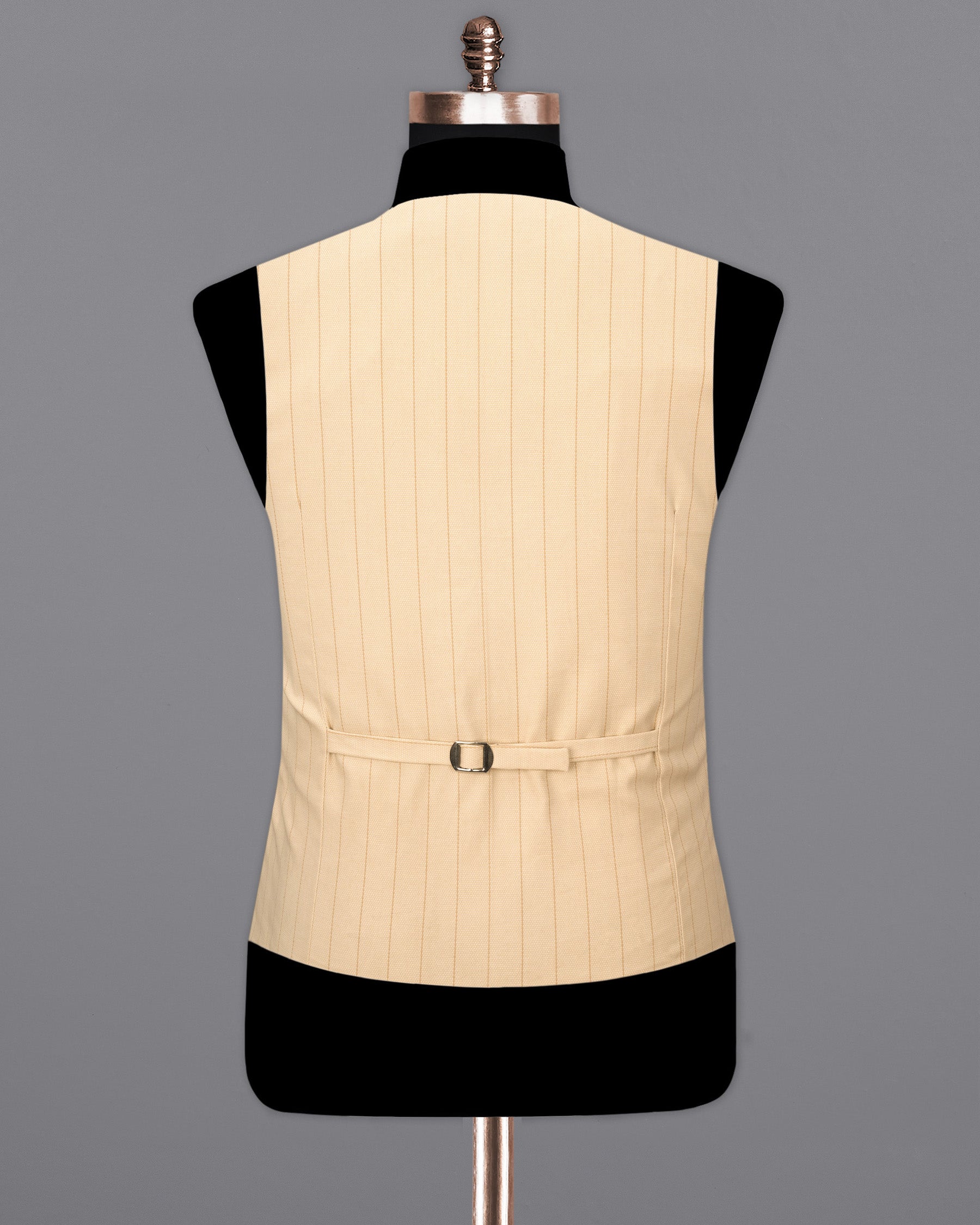 Light Apricot Striped Waistcoat V1709-36, V1709-38, V1709-40, V1709-42, V1709-44, V1709-46, V1709-48, V1709-50, V1709-52, V1709-54, V1709-56, V1709-58, V1709-60