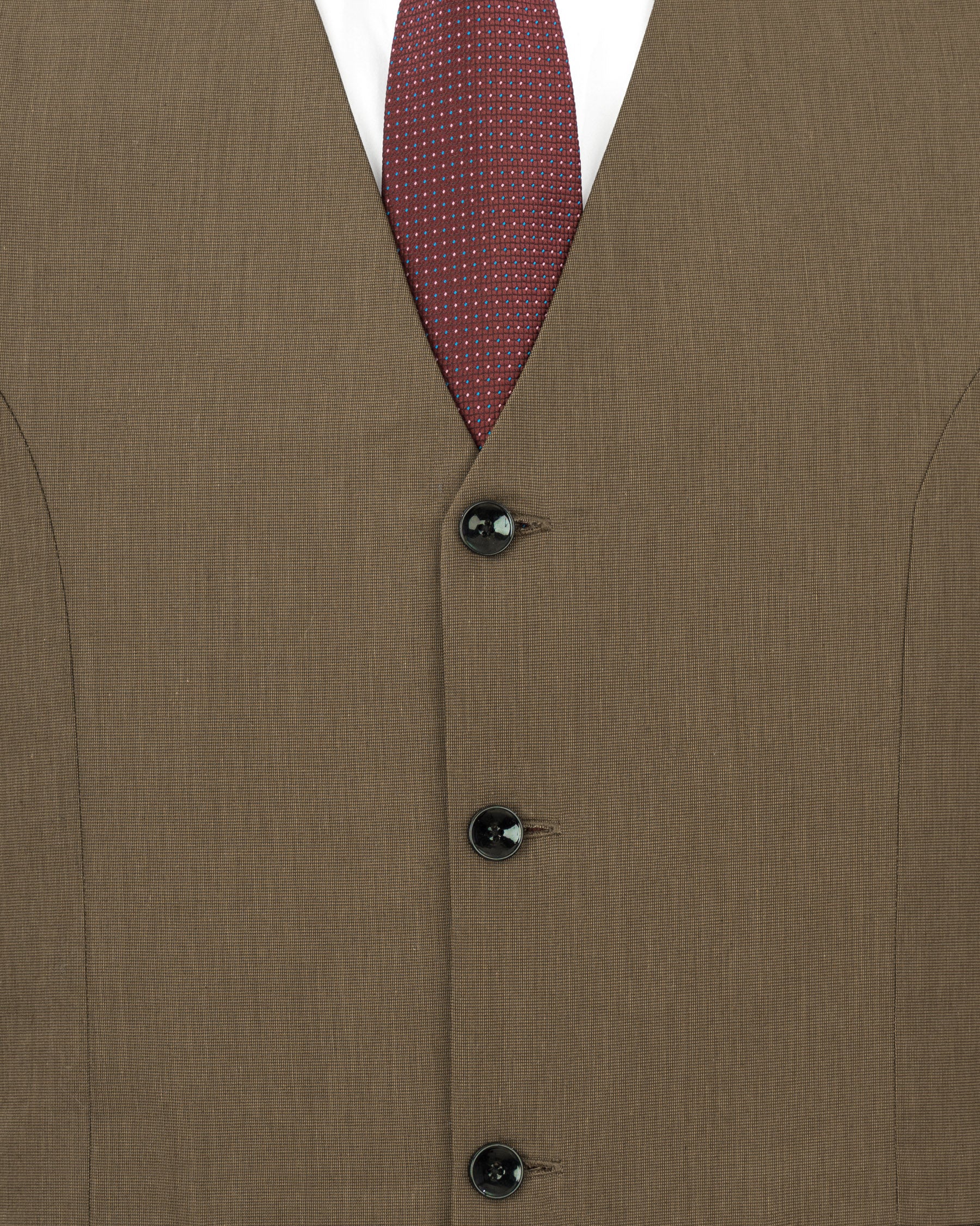 Hemlock Brown Premium Cotton Waistcoat