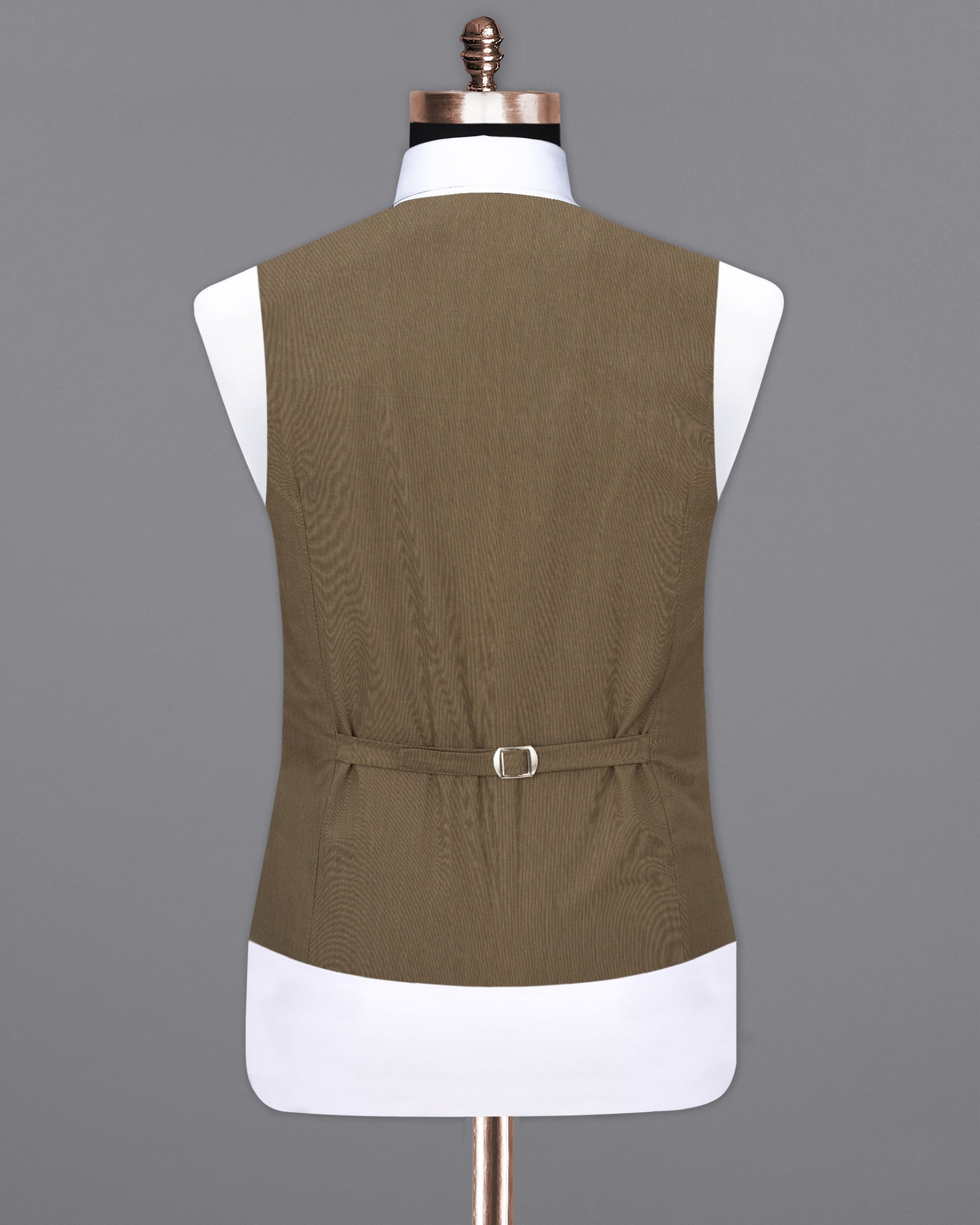 Hemlock Brown Premium Cotton Waistcoat