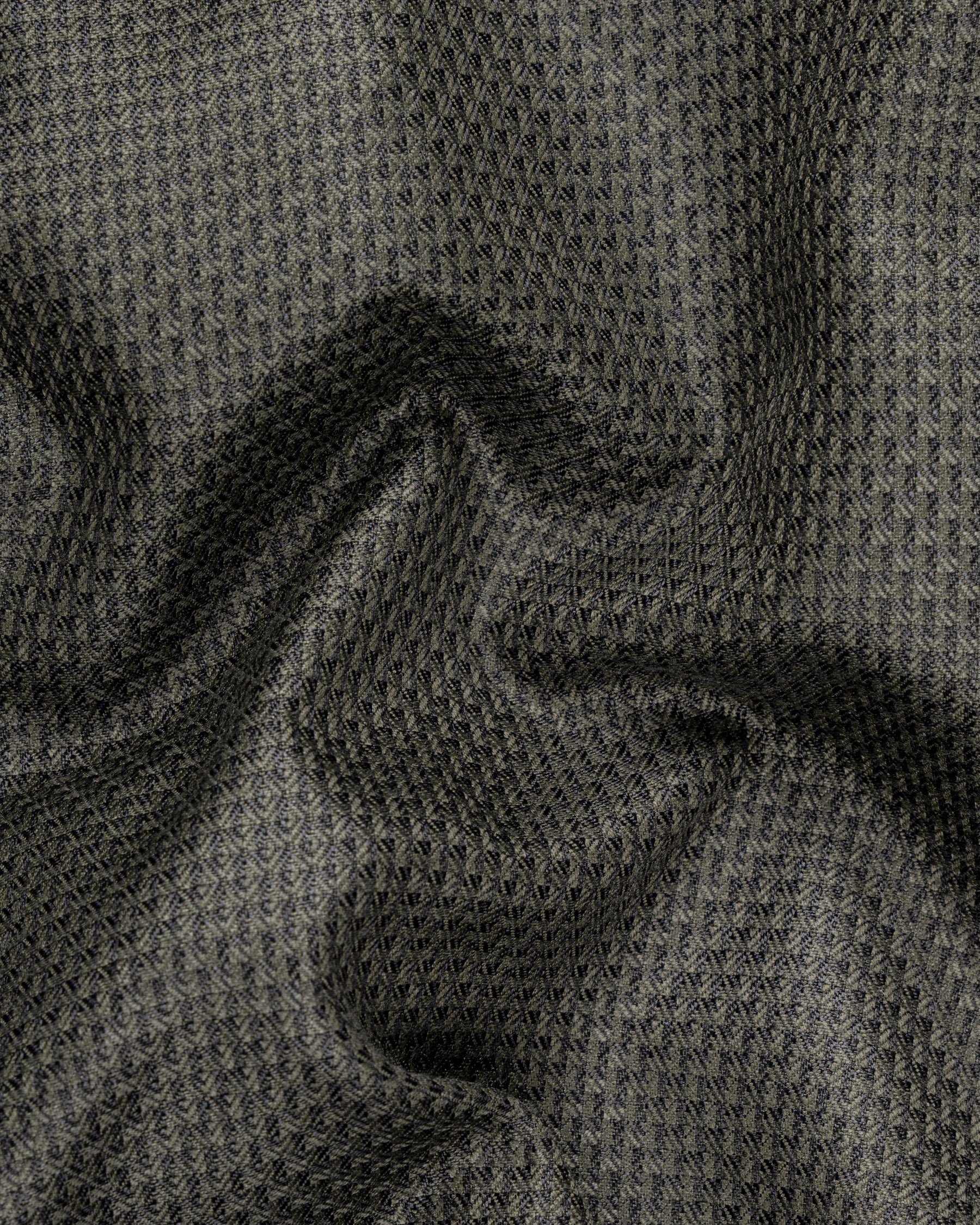 Baltic Sea Rhombus Textured Waistcoat
