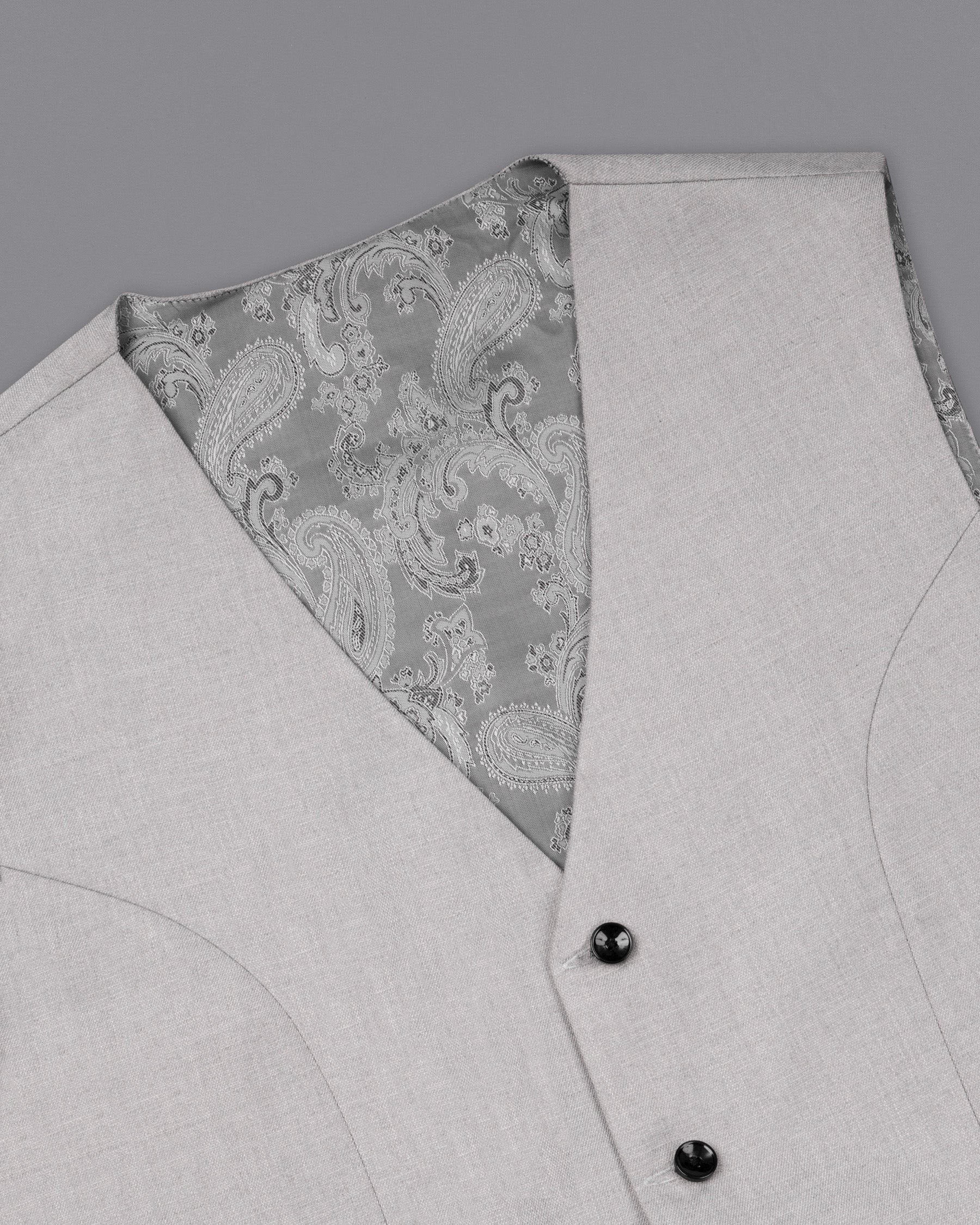 Nobel Gray Waistcoat V1837-36, V1837-38, V1837-40, V1837-42, V1837-44, V1837-46, V1837-48, V1837-50, V1837-52, V1837-54, V1837-56, V1837-58, V1837-60