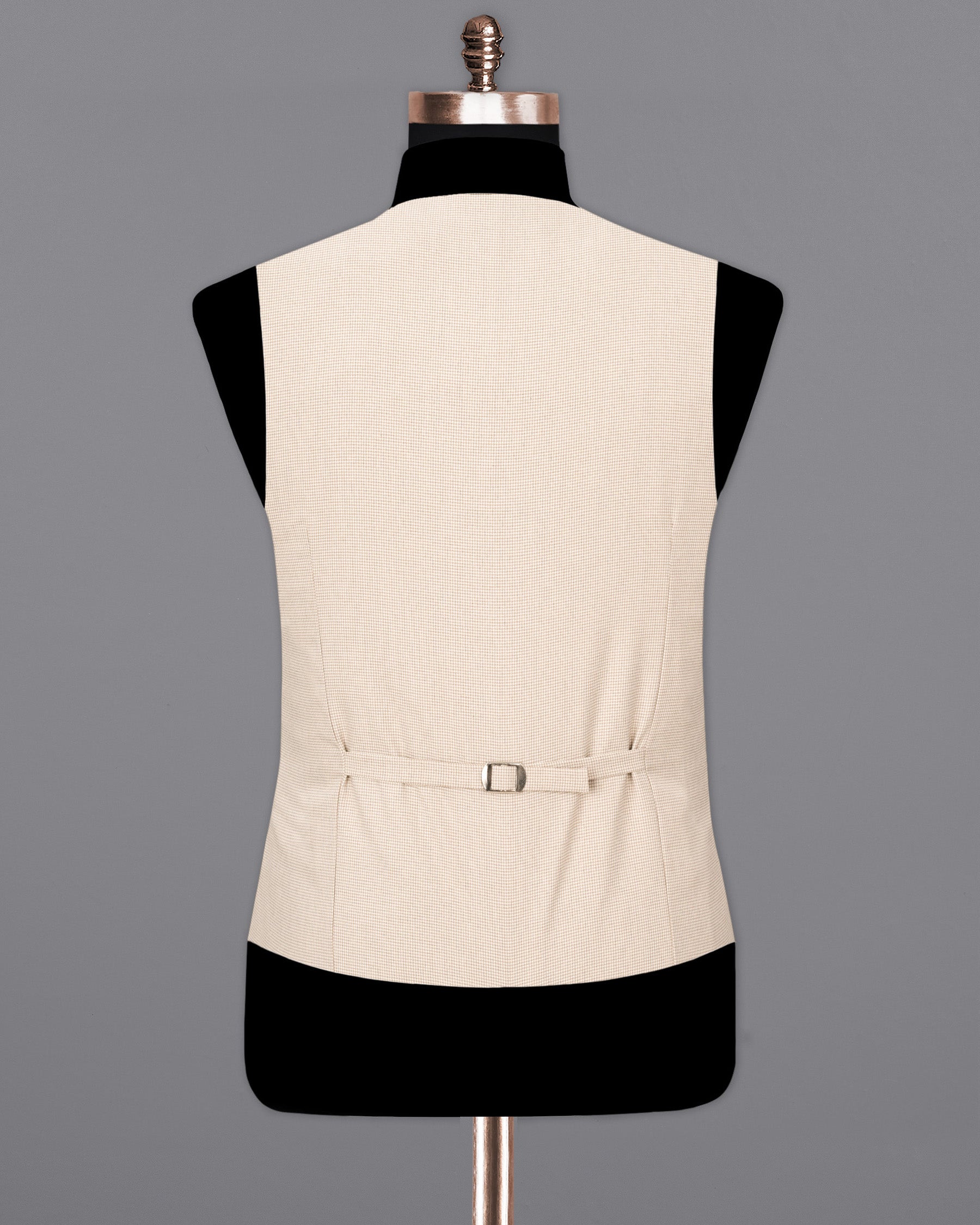 Parchment Cream Houndstooth Waistcoat V1842-36, V1842-38, V1842-40, V1842-42, V1842-44, V1842-46, V1842-48, V1842-50, V1842-52, V1842-54, V1842-56, V1842-58, V1842-60