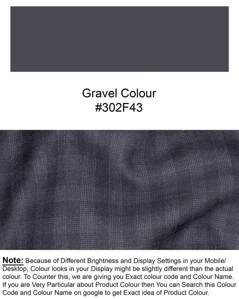 Gravel Gray Plaid Waistcoat V1851-36, V1851-38, V1851-40, V1851-42, V1851-44, V1851-46, V1851-48, V1851-50, V1851-52, V1851-54, V1851-56, V1851-58, V1851-60