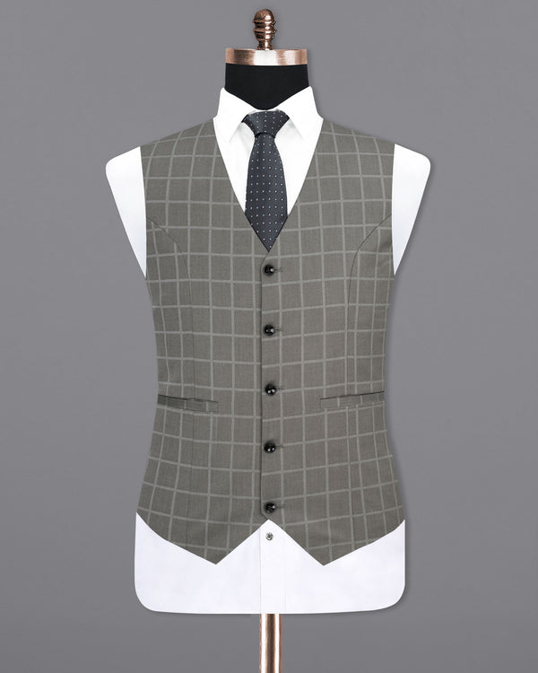 Hurricane Windowpane Waistcoat V1857-36, V1857-38, V1857-40, V1857-42, V1857-44, V1857-46, V1857-48, V1857-50, V1857-52, V1857-54, V1857-56, V1857-58, V1857-60