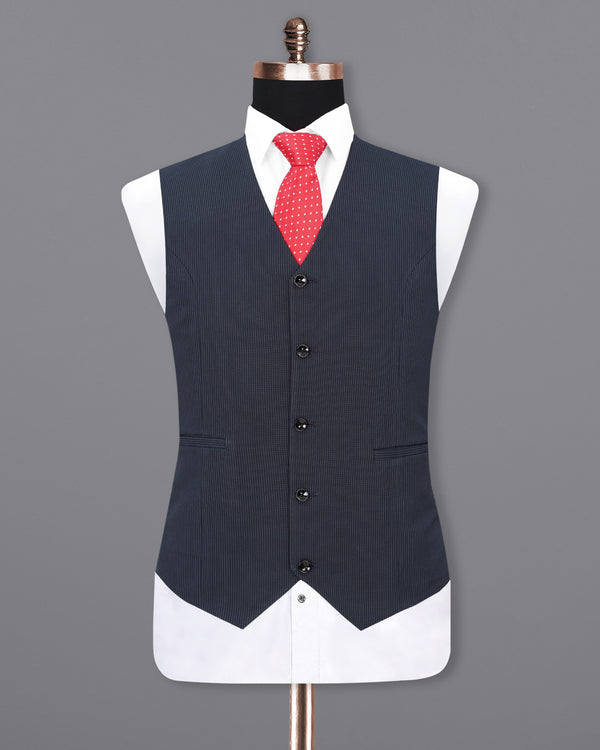 Firefly Pinstripe Waistcoat V1895-36, V1895-38, V1895-40, V1895-42, V1895-44, V1895-46, V1895-48, V1895-50, V1895-52, V1895-54, V1895-56, V1895-58, V1895-60