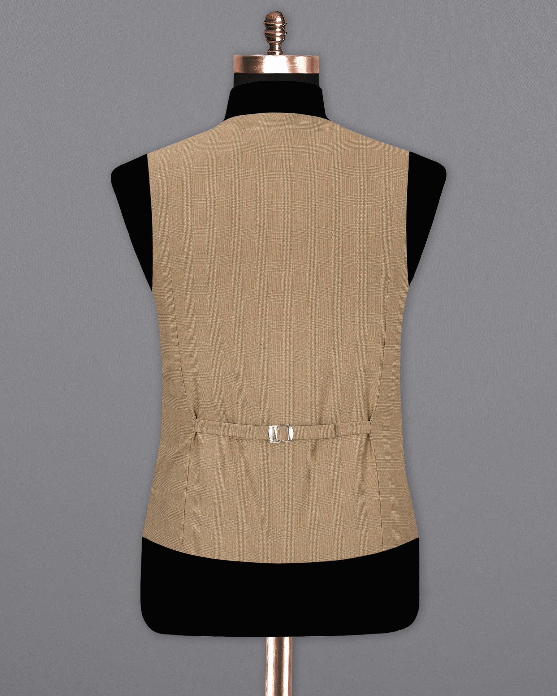 Sandrift Brown Plaid Waistcoat V1898-36, V1898-38, V1898-40, V1898-42, V1898-44, V1898-46, V1898-48, V1898-50, V1898-52, V1898-54, V1898-56, V1898-58, V1898-60