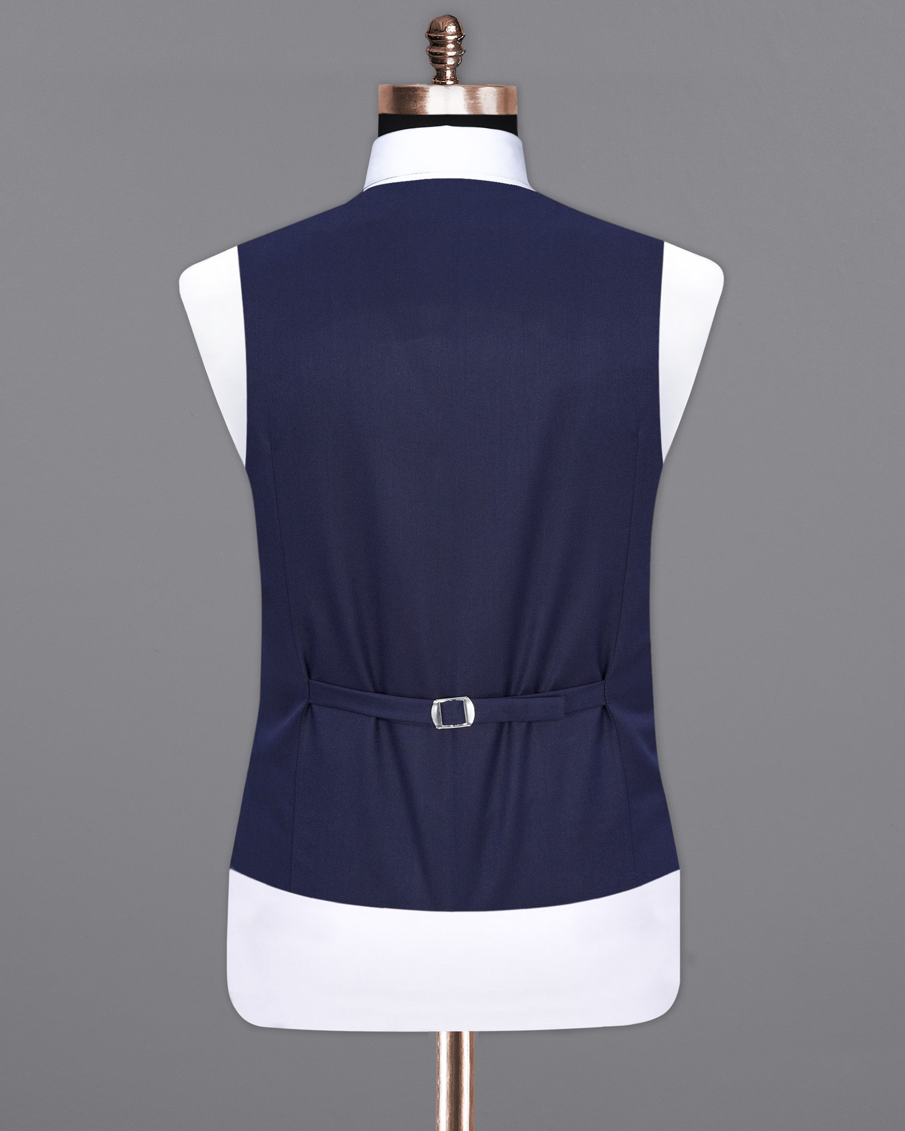 Thunder Blue Solid Waistcoat V1907-36, V1907-38, V1907-40, V1907-42, V1907-44, V1907-46, V1907-48, V1907-50, V1907-52, V1907-54, V1907-56, V1907-58, V1907-60