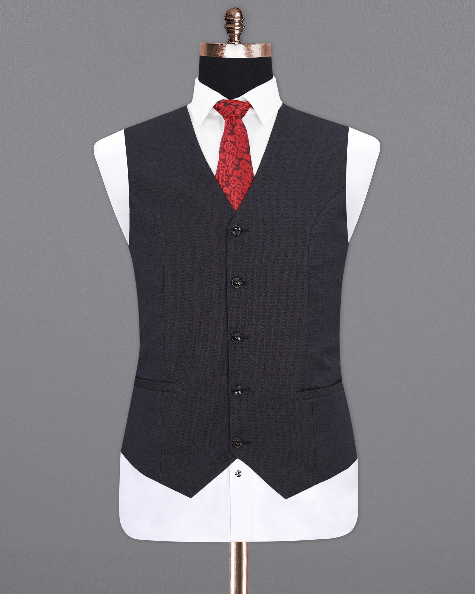 Mirage Blue Diamond Textured Waistcoat V1911-36, V1911-38, V1911-40, V1911-42, V1911-44, V1911-46, V1911-48, V1911-50, V1911-52, V1911-54, V1911-56, V1911-58, V1911-60