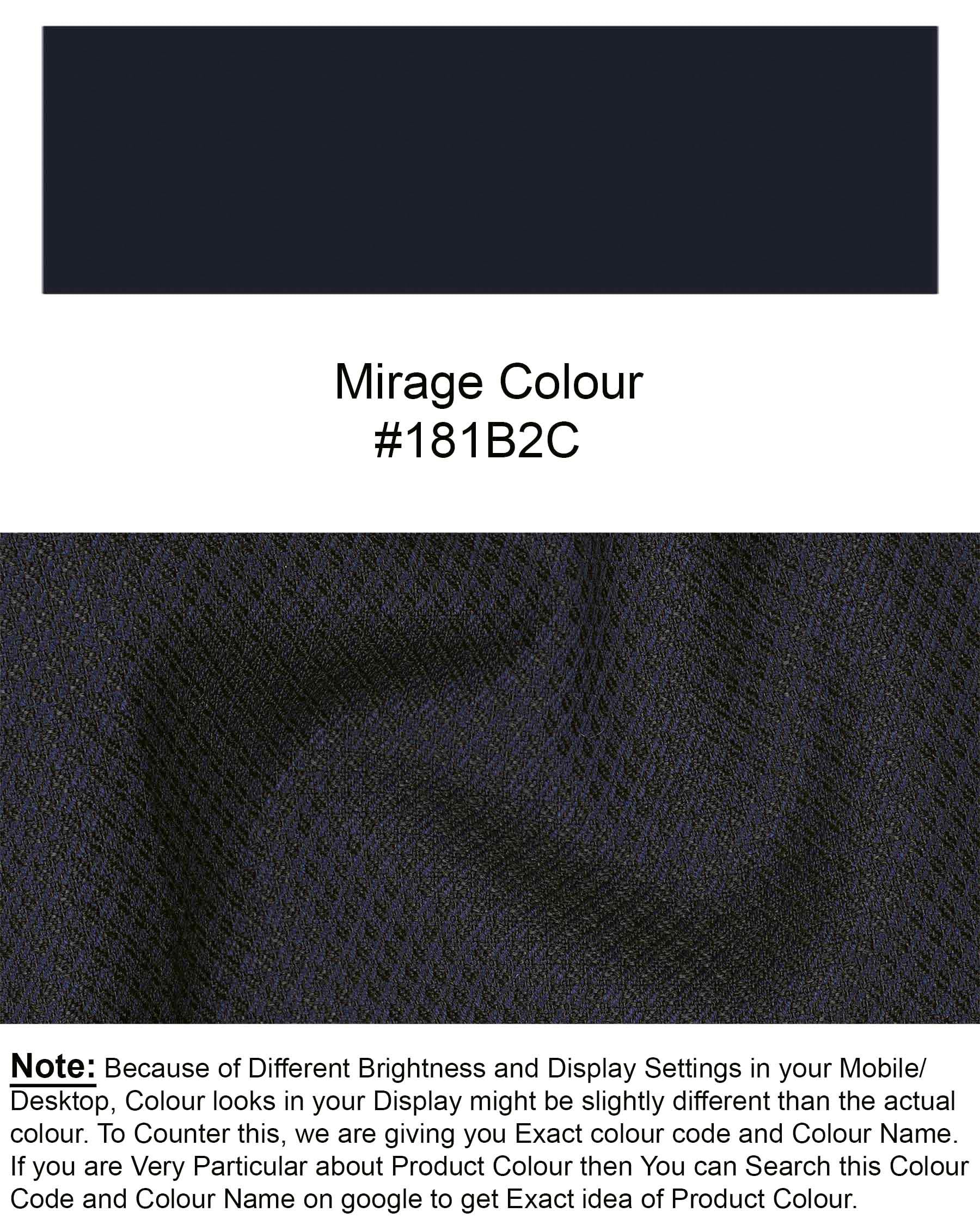 Mirage Blue Diamond Textured Waistcoat V1911-36, V1911-38, V1911-40, V1911-42, V1911-44, V1911-46, V1911-48, V1911-50, V1911-52, V1911-54, V1911-56, V1911-58, V1911-60