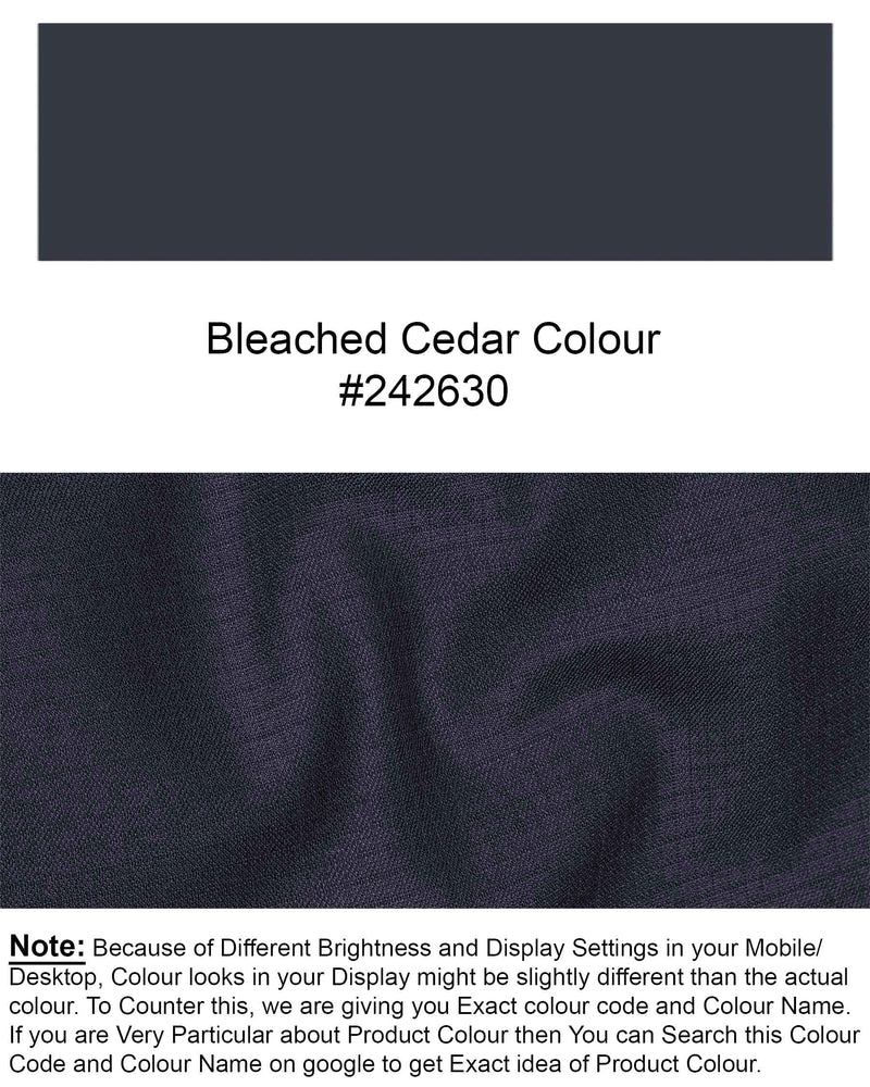 Bleached Cedar Blue Textured Waistcoat V1923-36, V1923-38, V1923-40, V1923-42, V1923-44, V1923-46, V1923-48, V1923-50, V1923-52, V1923-54, V1923-56, V1923-58, V1923-60
