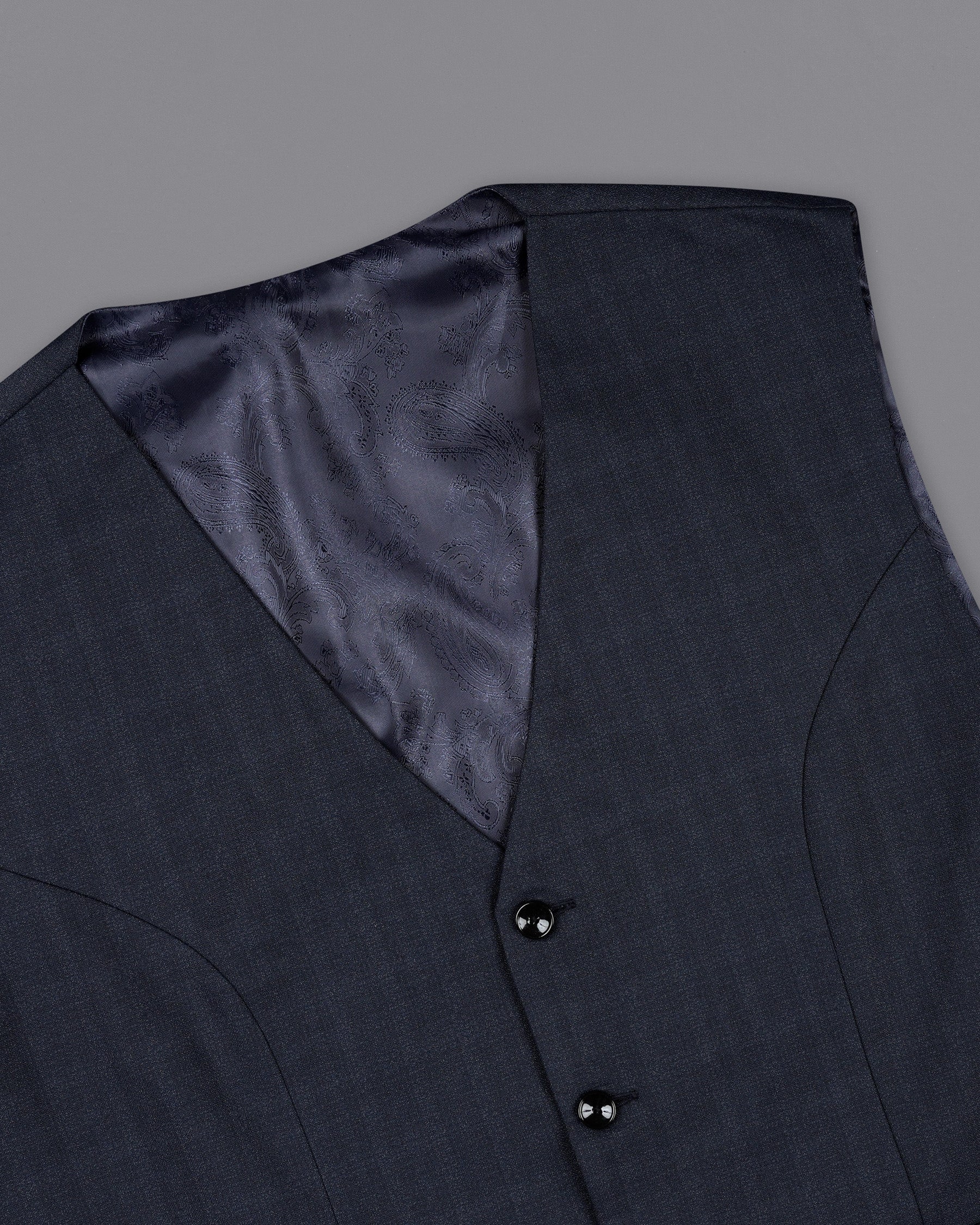 Gunmetal Blue Plaid Waistcoat V1936-36, V1936-38, V1936-40, V1936-42, V1936-44, V1936-46, V1936-48, V1936-50, V1936-52, V1936-54, V1936-56, V1936-58, V1936-60