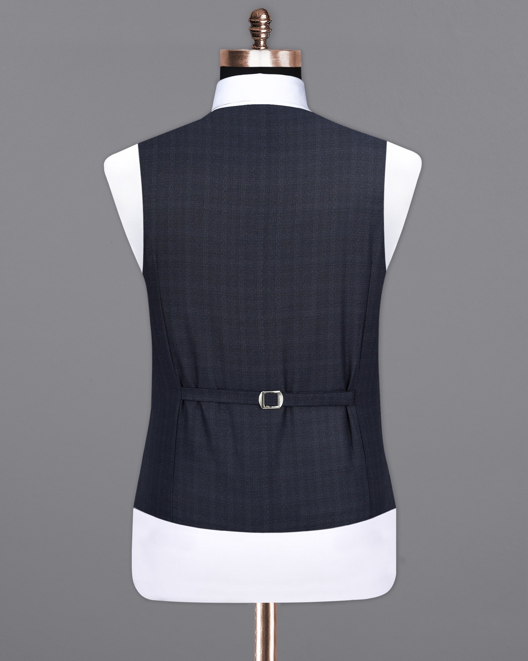 Gunmetal Blue Plaid Waistcoat V1936-36, V1936-38, V1936-40, V1936-42, V1936-44, V1936-46, V1936-48, V1936-50, V1936-52, V1936-54, V1936-56, V1936-58, V1936-60