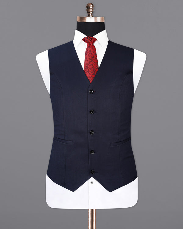 Firefly Navy Blue Waistcoat V1943-36, V1943-38, V1943-40, V1943-42, V1943-44, V1943-46, V1943-48, V1943-50, V1943-52, V1943-54, V1943-56, V1943-58, V1943-60