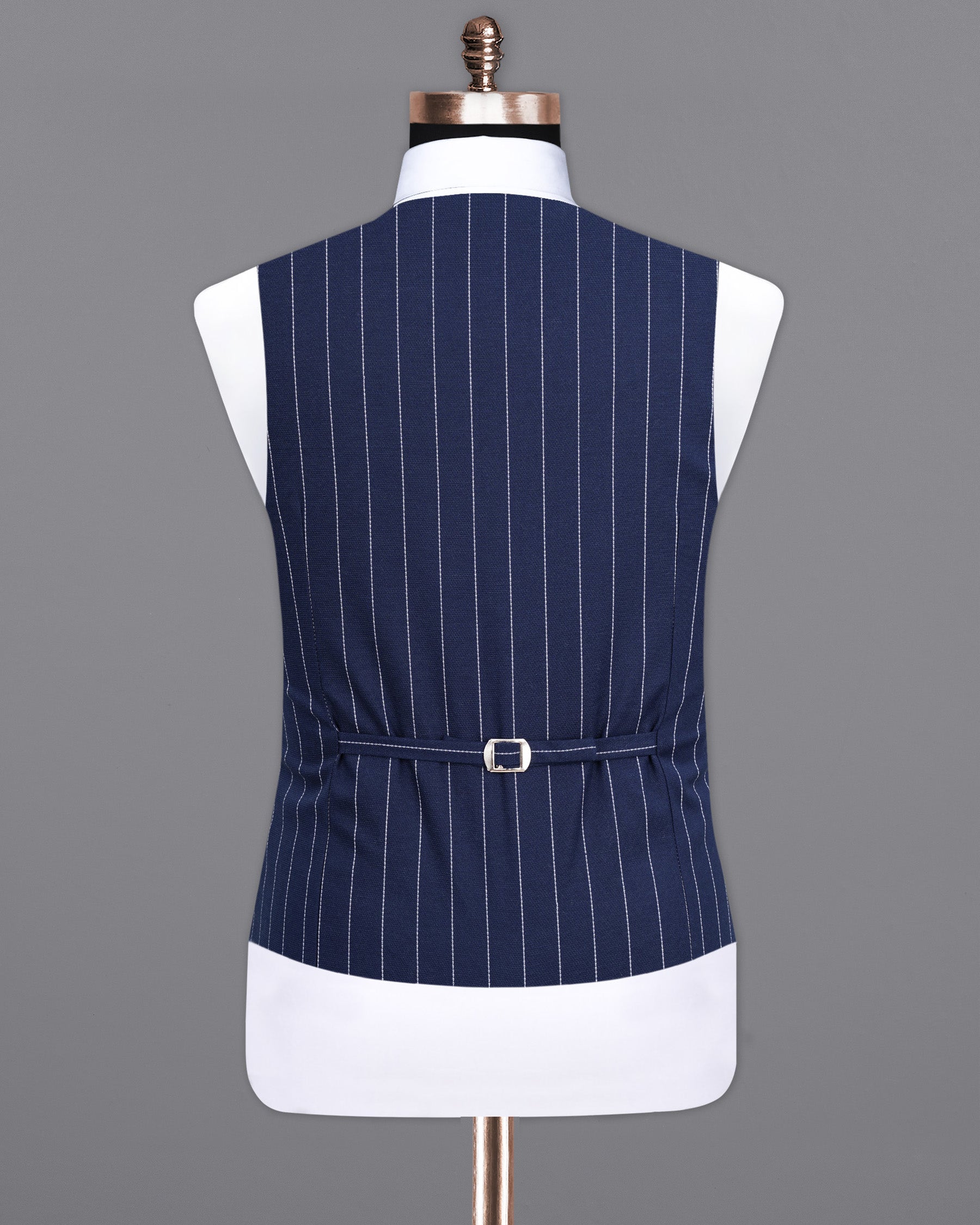 Zodiac Blue Striped Waistcoat V1983-36, V1983-38, V1983-40, V1983-42, V1983-44, V1983-46, V1983-48, V1983-50, V1983-52, V1983-54, V1983-56, V1983-58, V1983-60