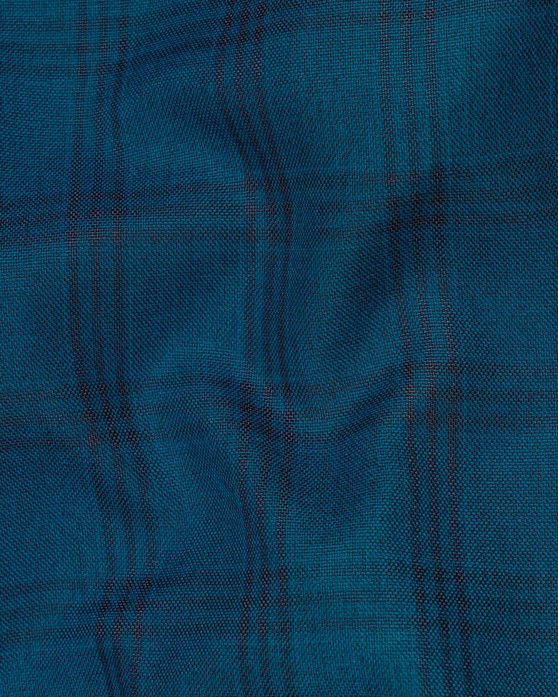 Sapphire Blue With Black Plaid Waistcoat V1993-36, V1993-38, V1993-40, V1993-42, V1993-44, V1993-46, V1993-48, V1993-50, V1993-52, V1993-54, V1993-56, V1993-58, V1993-60